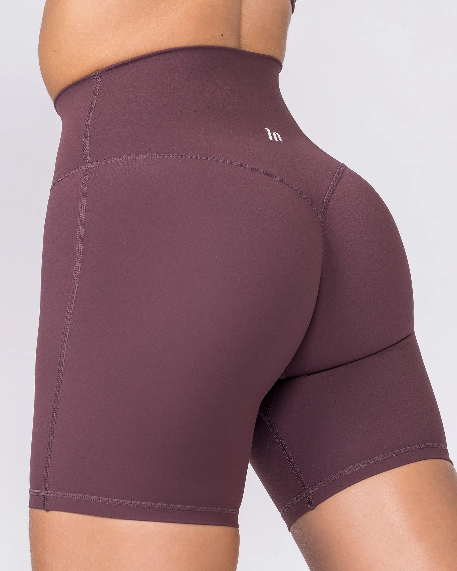 Aura Peachy High Invisible Scrunch Bike Shorts - Dark Cherry sold by Muscle Nation product image thumbnail 2