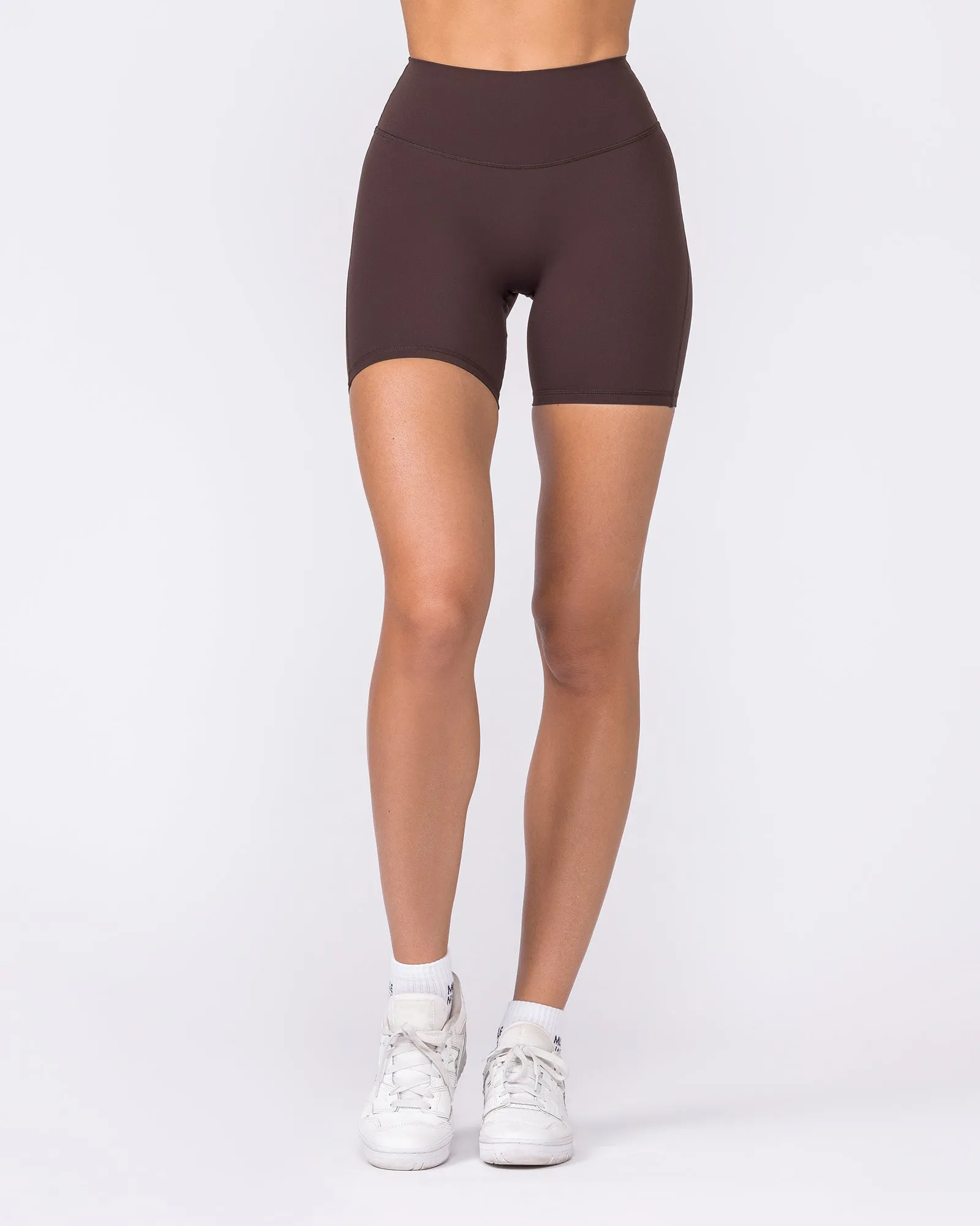Aura Peachy Invisible Scrunch Bike Shorts - Cocoa sold by Muscle Nation product image thumbnail 3