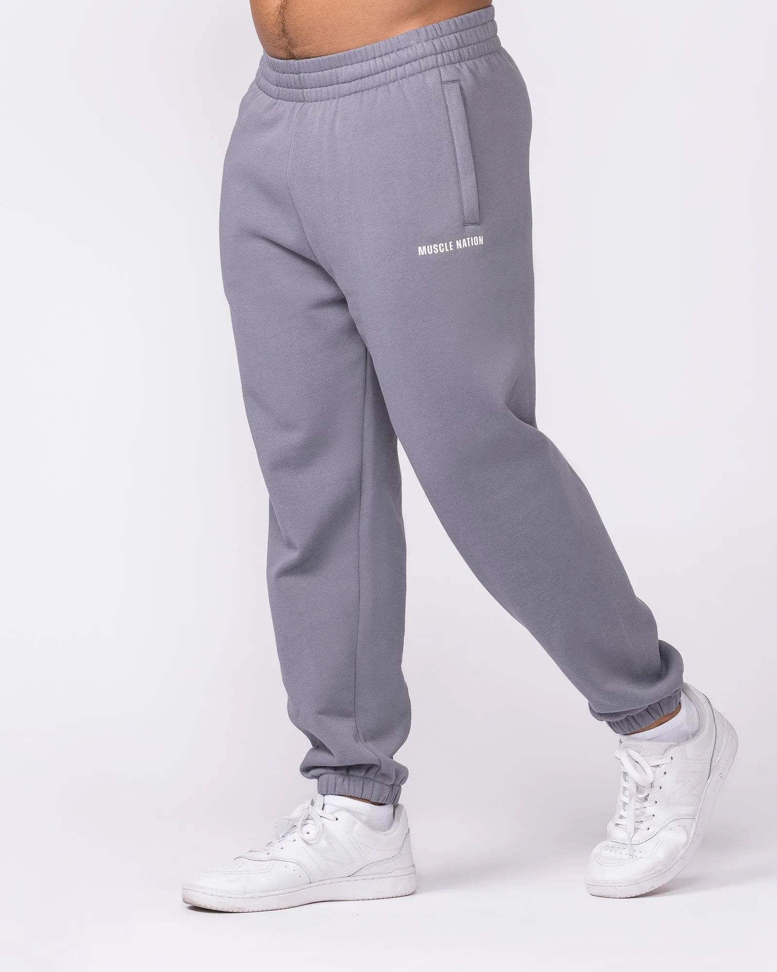 Essential Trackies - Cement sold by Muscle Nation product image thumbnail 4