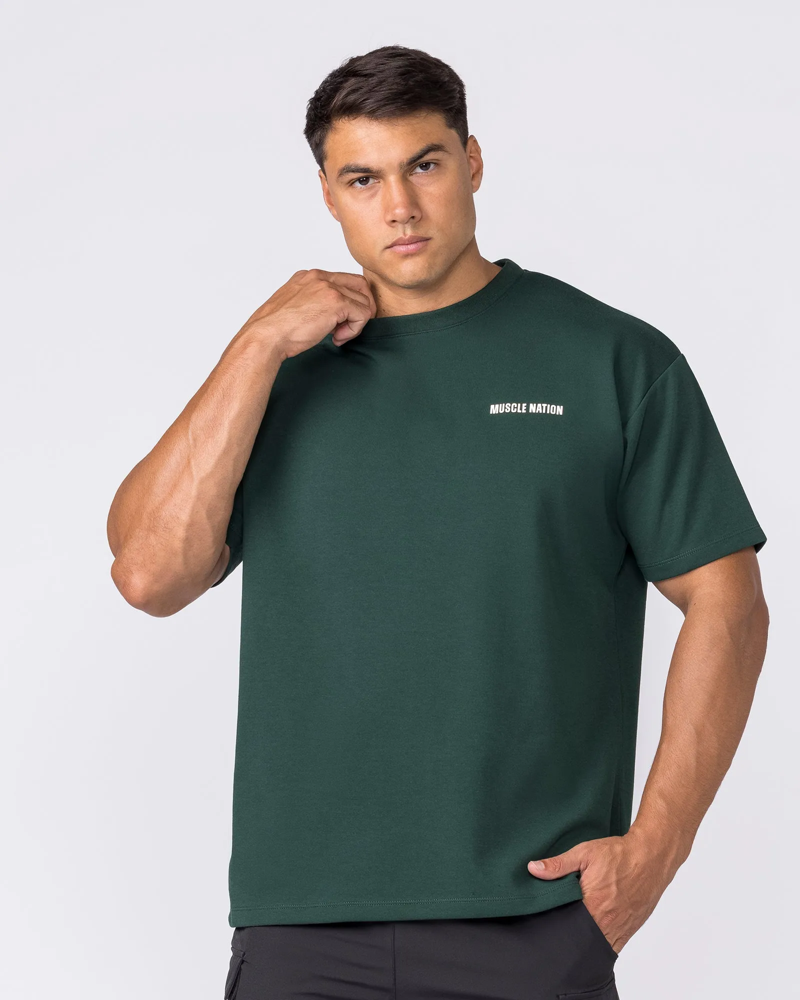 Daily Regular Fit Tee - Sporting Green sold by Muscle Nation product image thumbnail 3