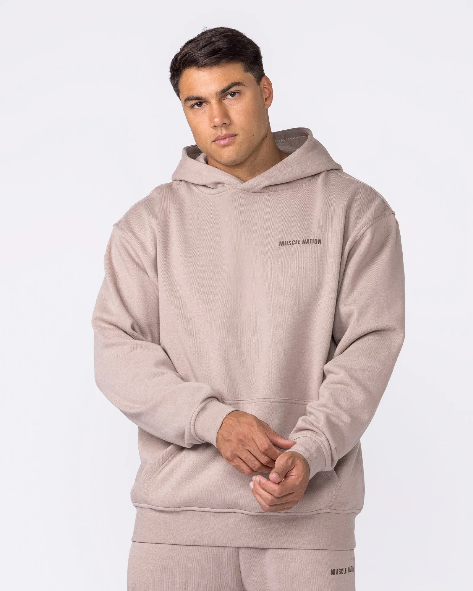 Essential Hoodie - Sandstorm sold by Muscle Nation product image thumbnail 3
