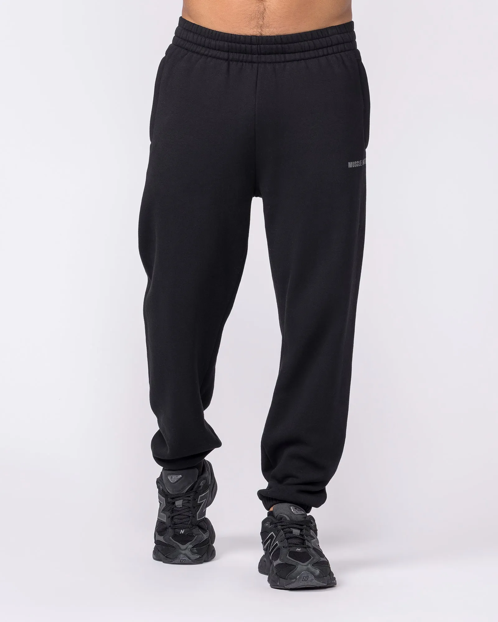 Essential Trackies - Black sold by Muscle Nation product image thumbnail 3