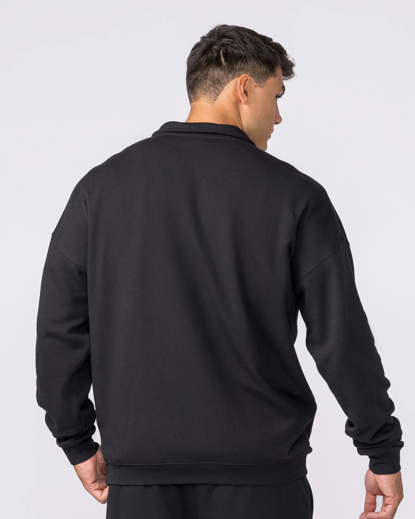 Essential Quarter Zip - Black sold by Muscle Nation product image thumbnail 5