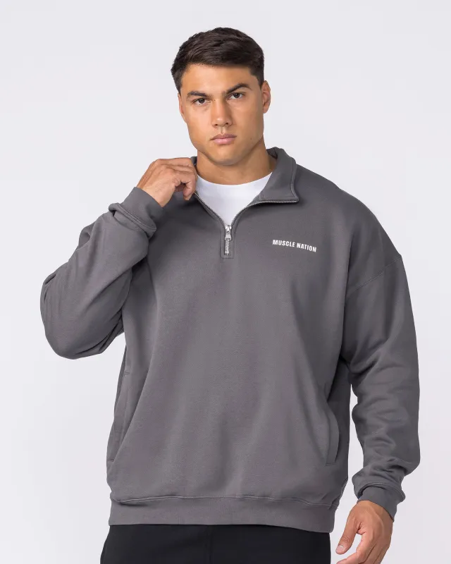 Essential Quarter Zip - Tornado made by Muscle Nation