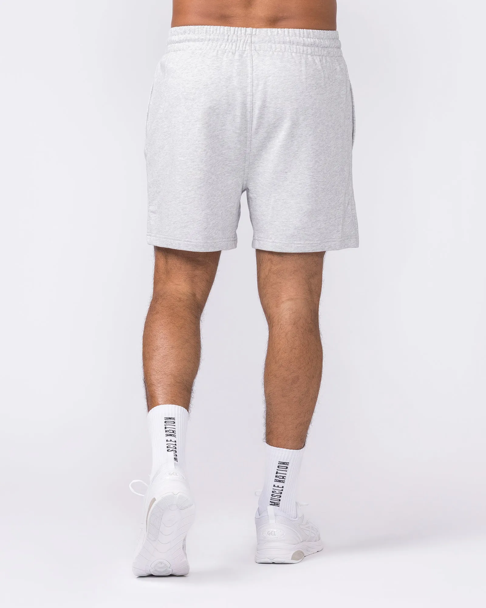 Essential Sweat 5" Shorts - Grey Marl sold by Muscle Nation product image thumbnail 5
