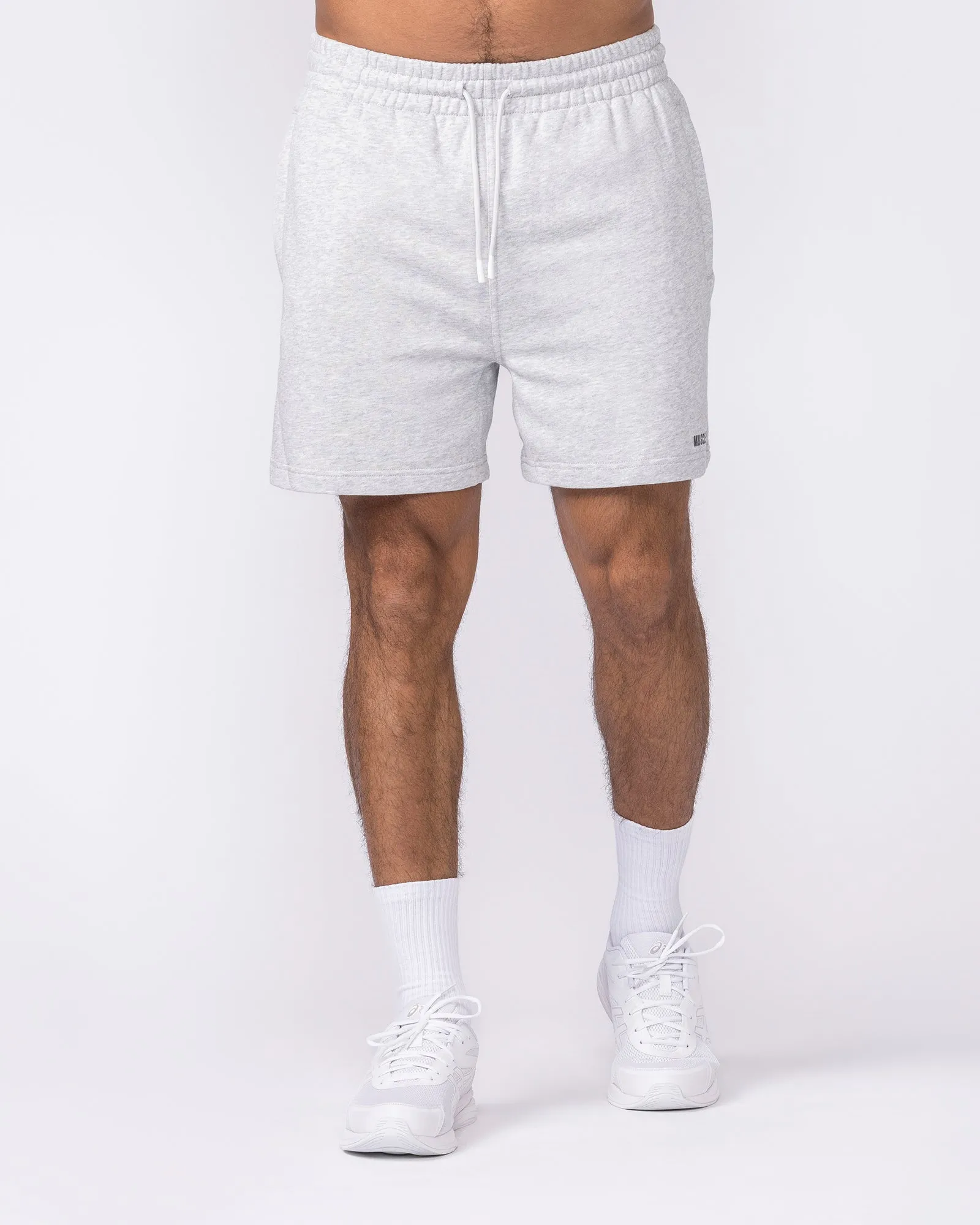 Essential Sweat 5" Shorts - Grey Marl sold by Muscle Nation product image thumbnail 3