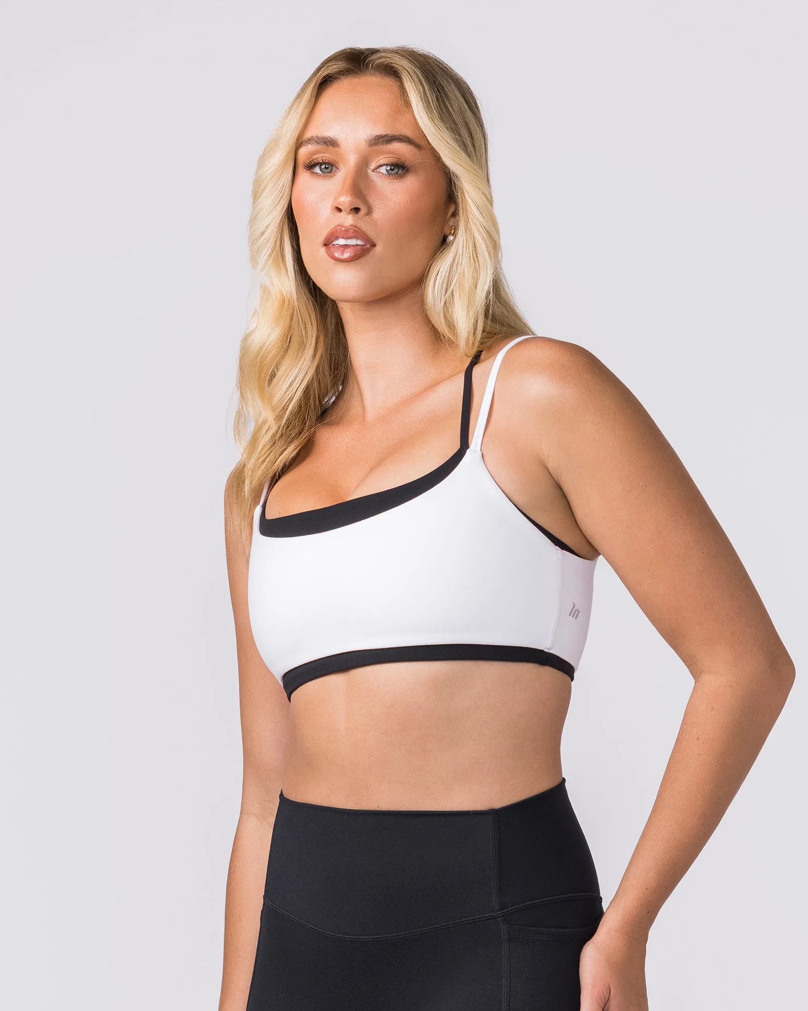 Duo Bralette - Black/White sold by Muscle Nation product image thumbnail 4