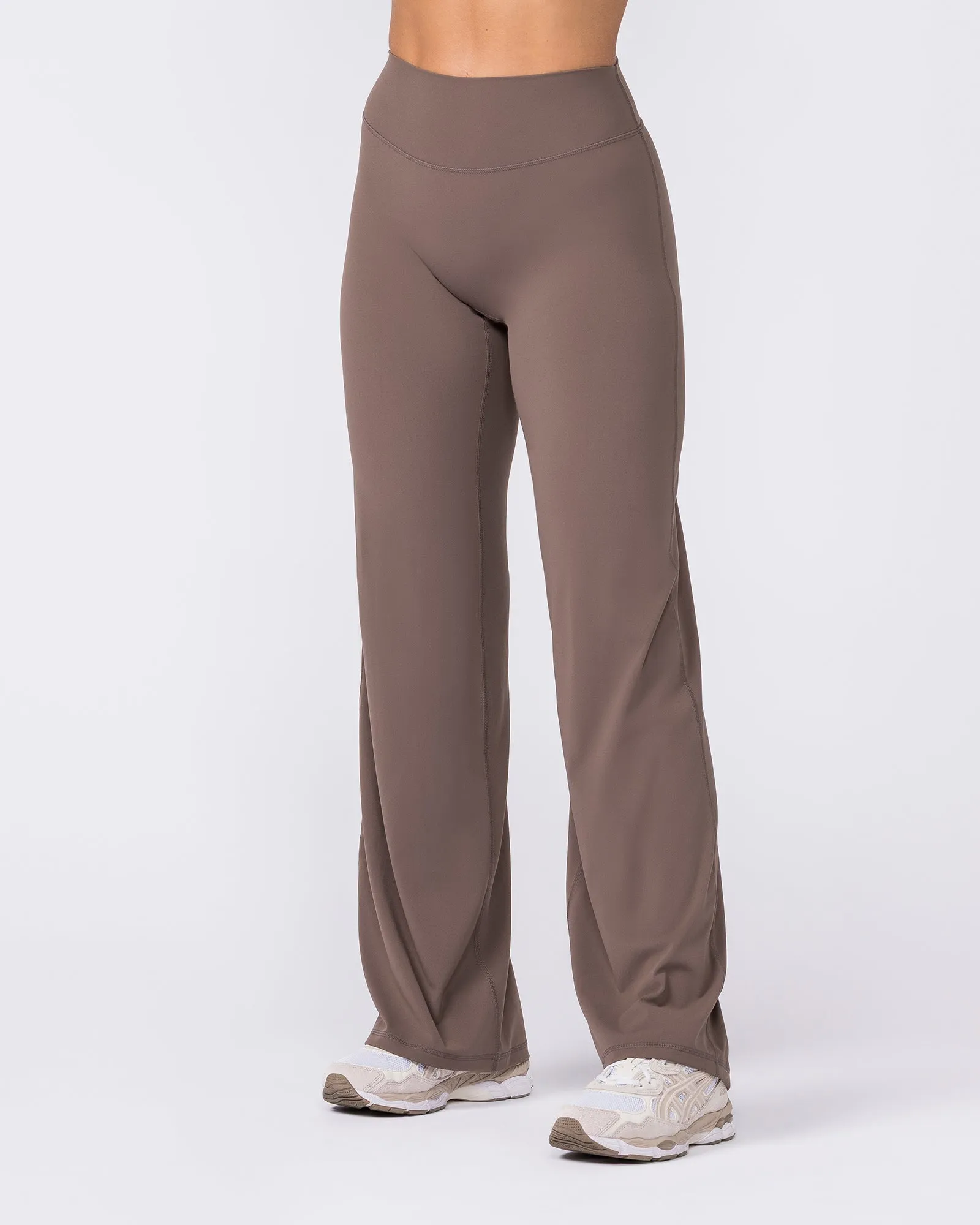 Aura Straight Leg Leggings Tall - Taupe sold by Muscle Nation product image thumbnail 4