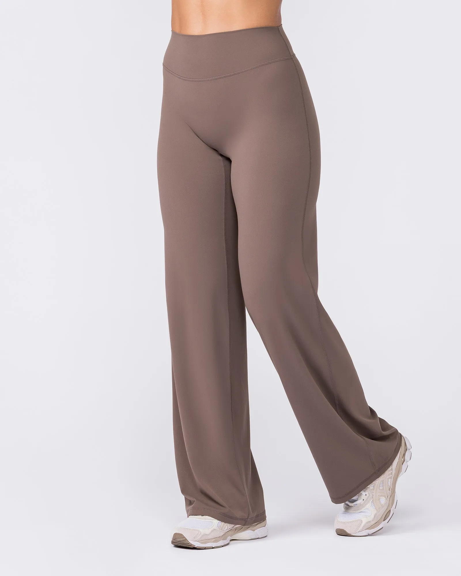 Aura Straight Leg Leggings Regular - Taupe sold by Muscle Nation product image thumbnail 5