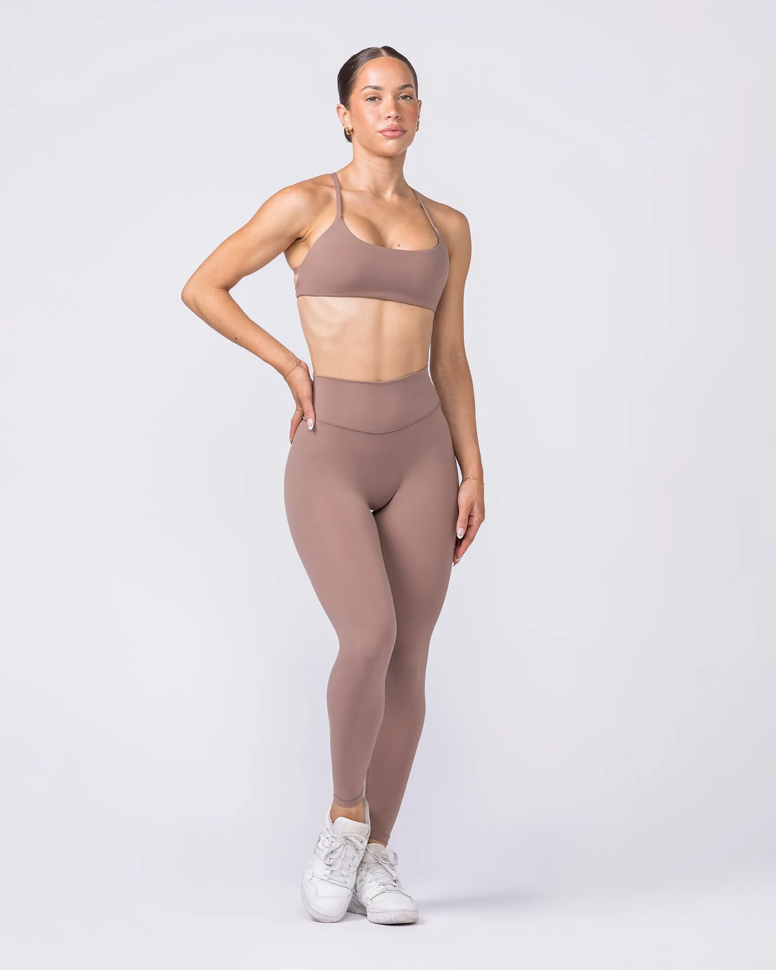 Liberty High Rise Ankle Length Leggings - Cookie sold by Muscle Nation product image thumbnail 5