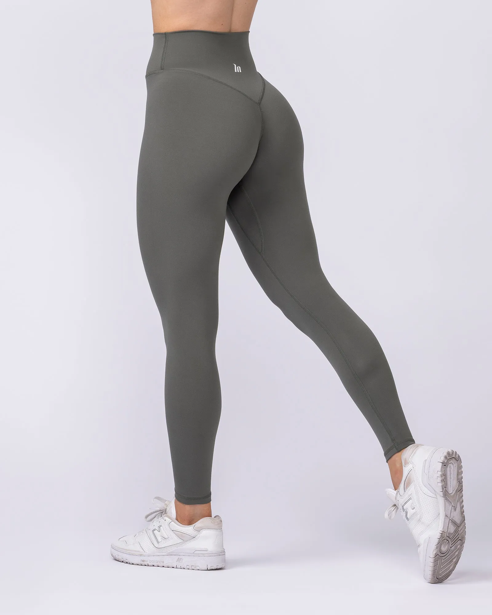 Liberty High Rise Ankle Length Leggings - Eucalyptus sold by Muscle Nation