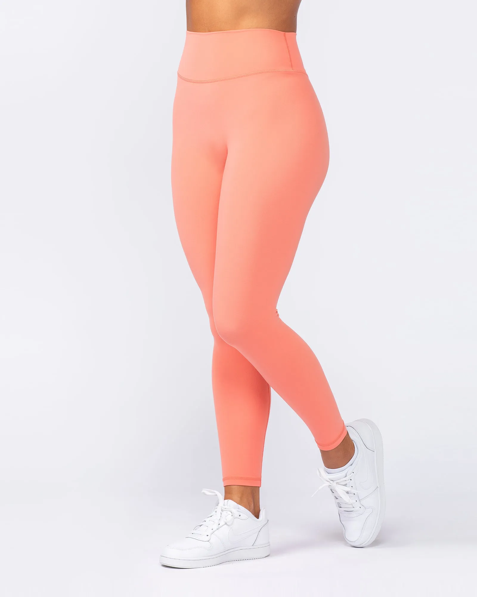 Liberty High Rise Ankle Length Leggings - Peach Pink sold by Muscle Nation product image thumbnail 3