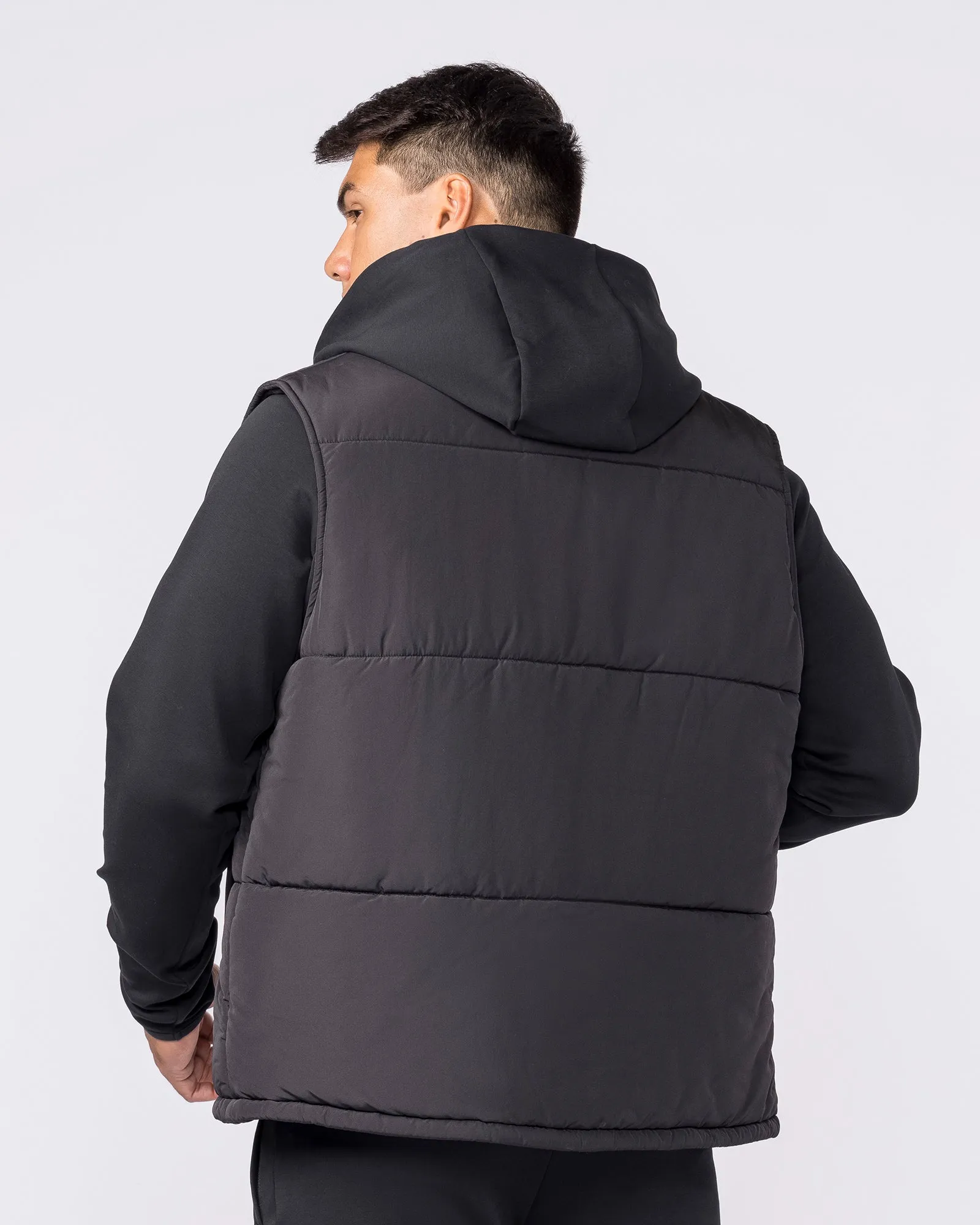 Essential Puffer Vest - Black sold by Muscle Nation product image thumbnail 2
