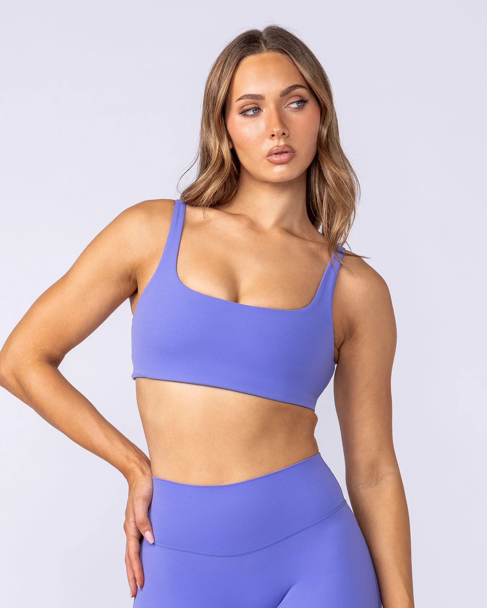 Fundamental Aura Bra - Blueberry sold by Muscle Nation