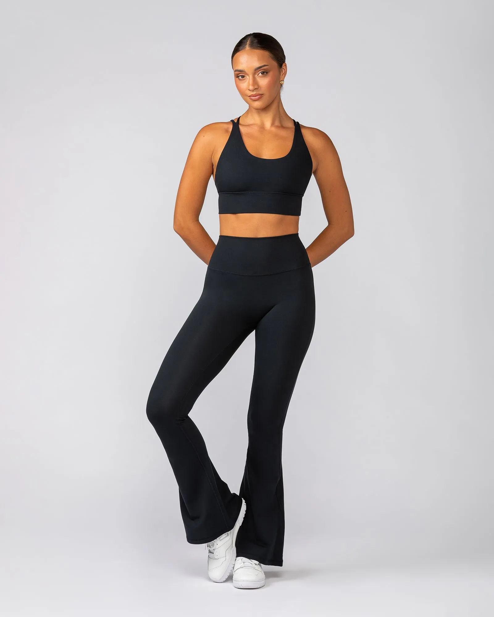 Zero Rise Everyday Flare Leggings Tall - Black sold by Muscle Nation product image thumbnail 5