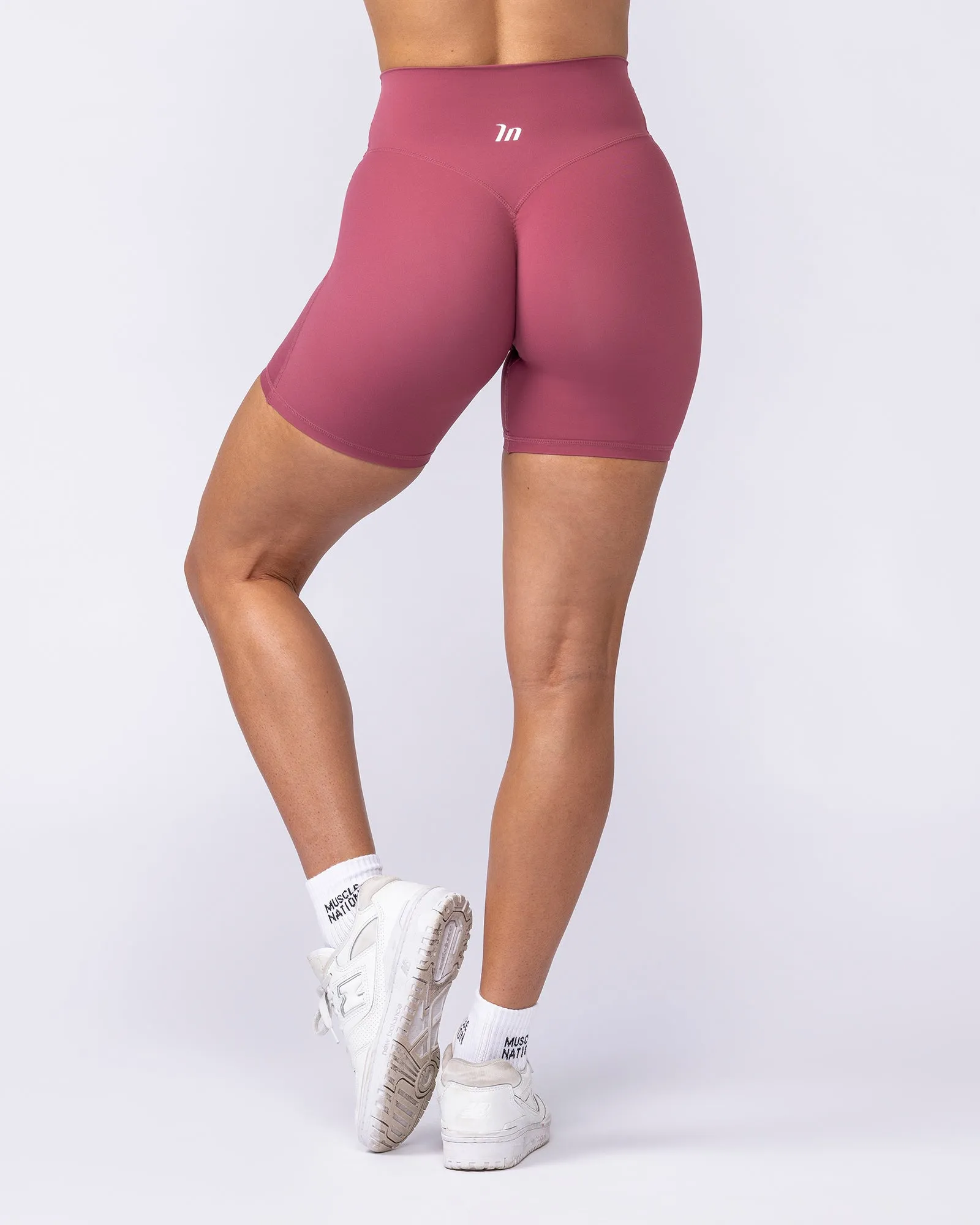 Aura Peachy Invisible Scrunch Bike Shorts - Maple sold by Muscle Nation product image thumbnail 5