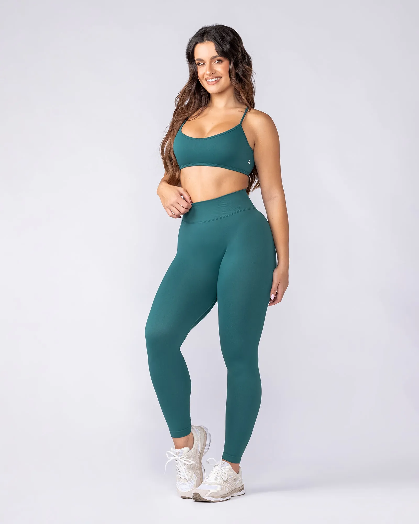 Sculpt Seamless Bralette - Dark Jade sold by Muscle Nation product image thumbnail 5