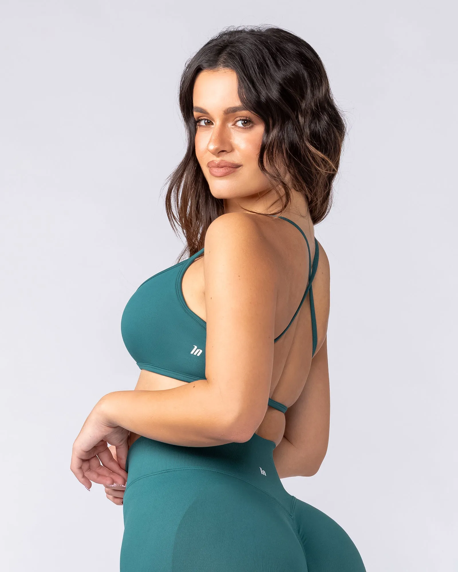 Sculpt Seamless Bralette - Dark Jade sold by Muscle Nation product image thumbnail 2