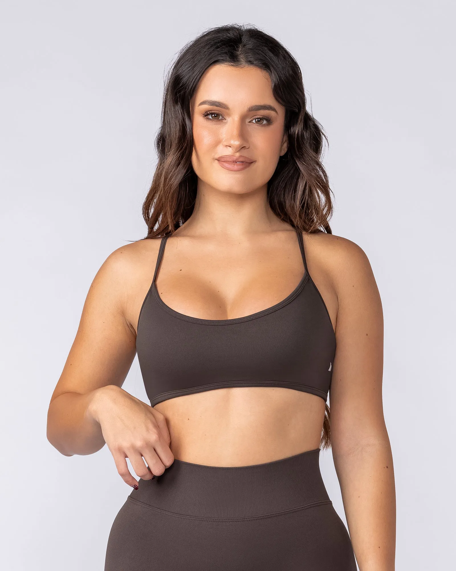 Sculpt Seamless Bralette - Cocoa sold by Muscle Nation
