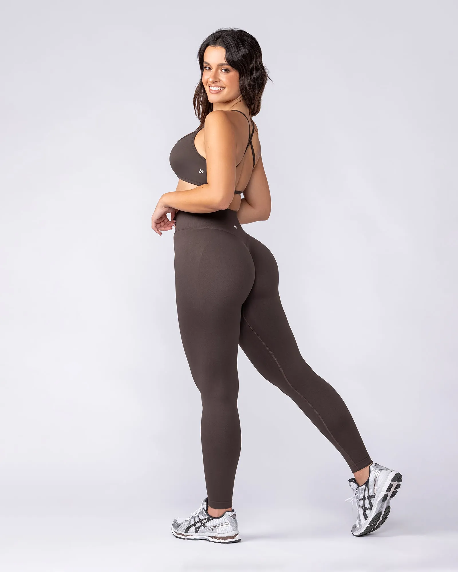 Sculpt Seamless Bralette - Cocoa sold by Muscle Nation product image thumbnail 5