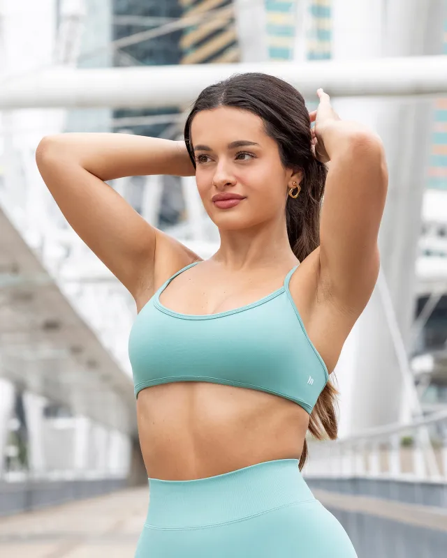 Sculpt Seamless Bralette - Green Coral made by Muscle Nation