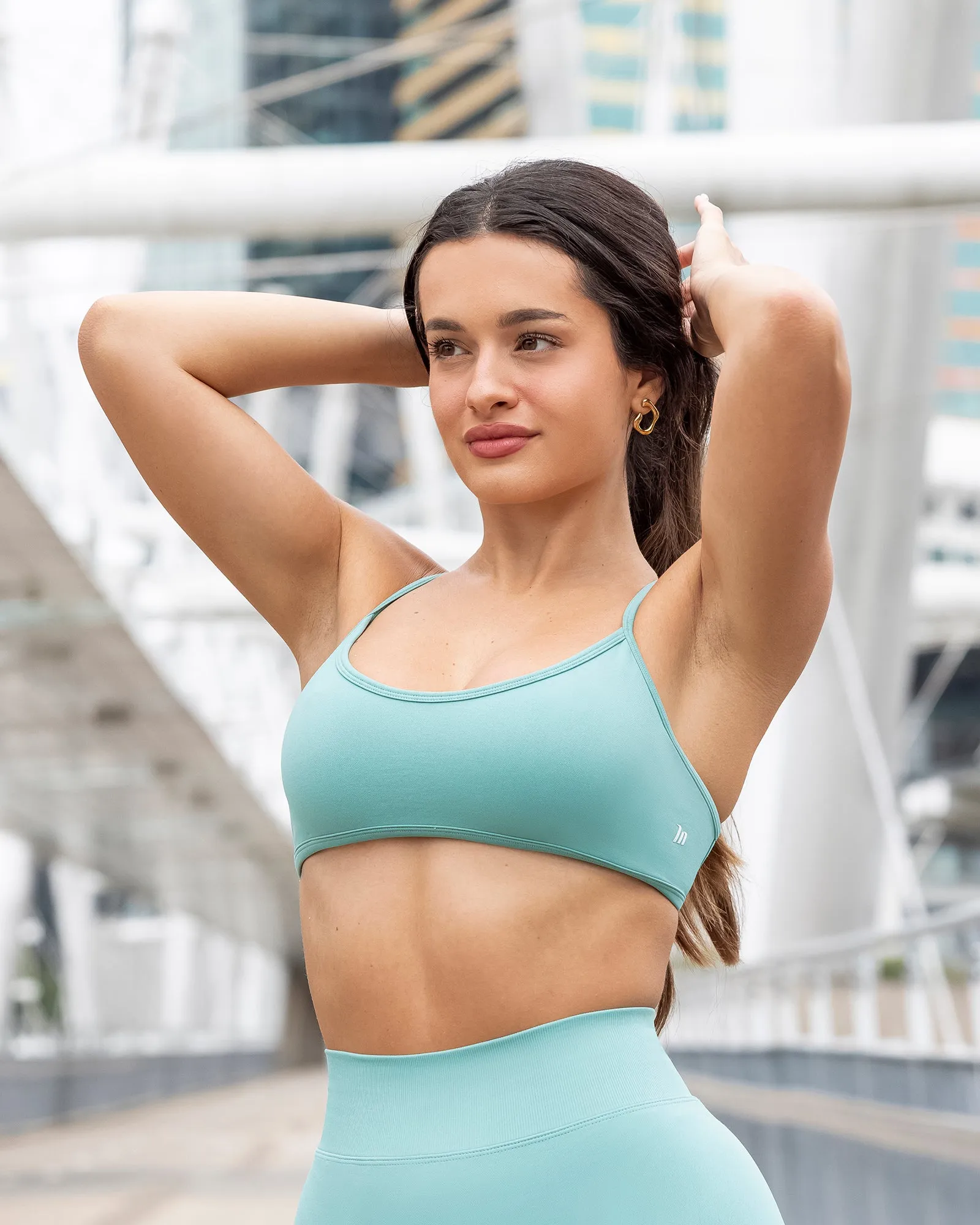 Sculpt Seamless Bralette - Green Coral sold by Muscle Nation