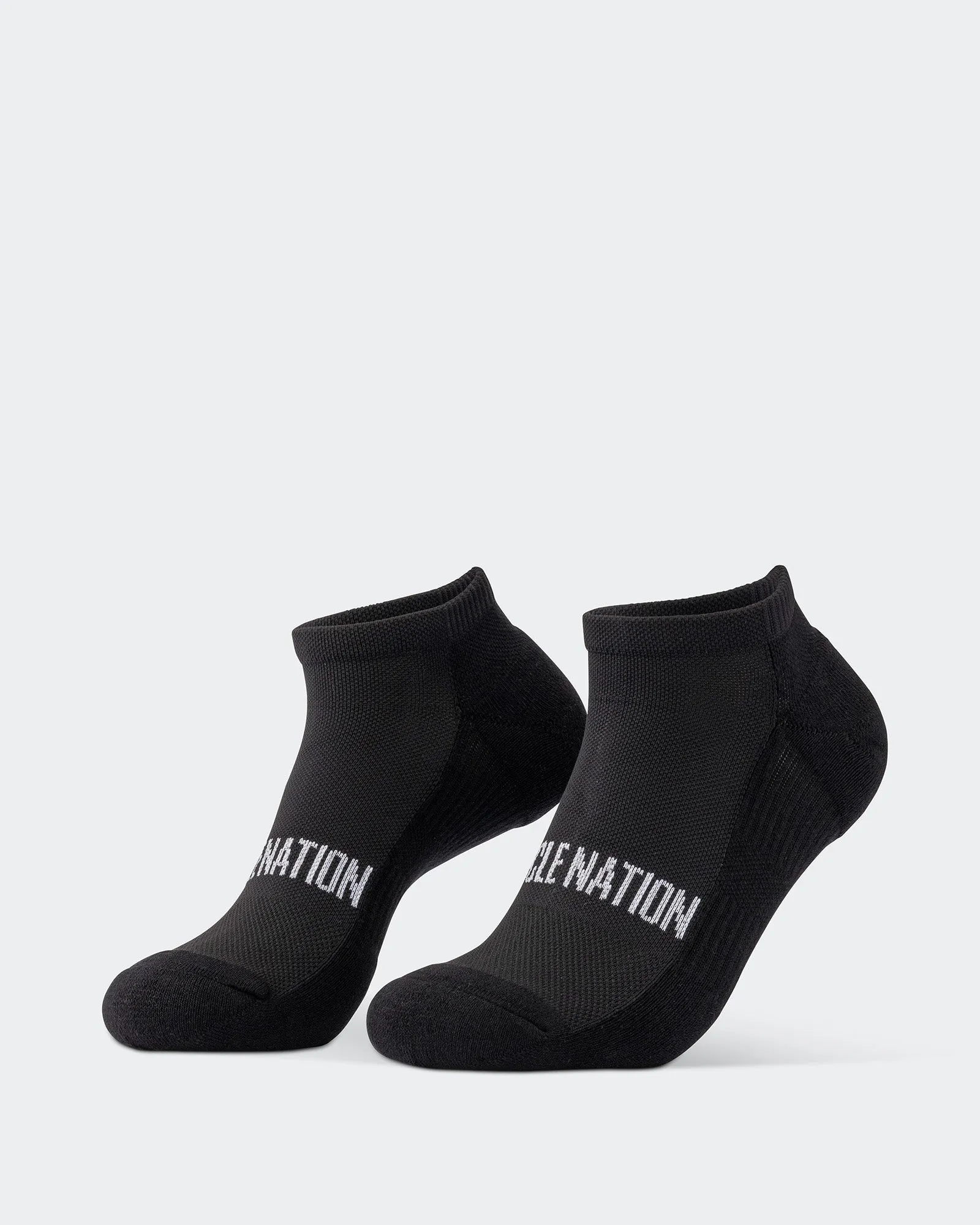 Womens Ankle Socks 2 pack - Black sold by Muscle Nation product image thumbnail 2