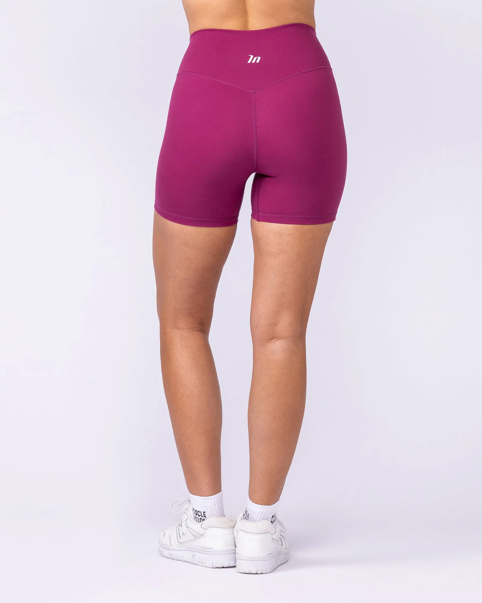 Everyday High Rise Midway Shorts - Raspberry Quartz sold by Muscle Nation product image thumbnail 4