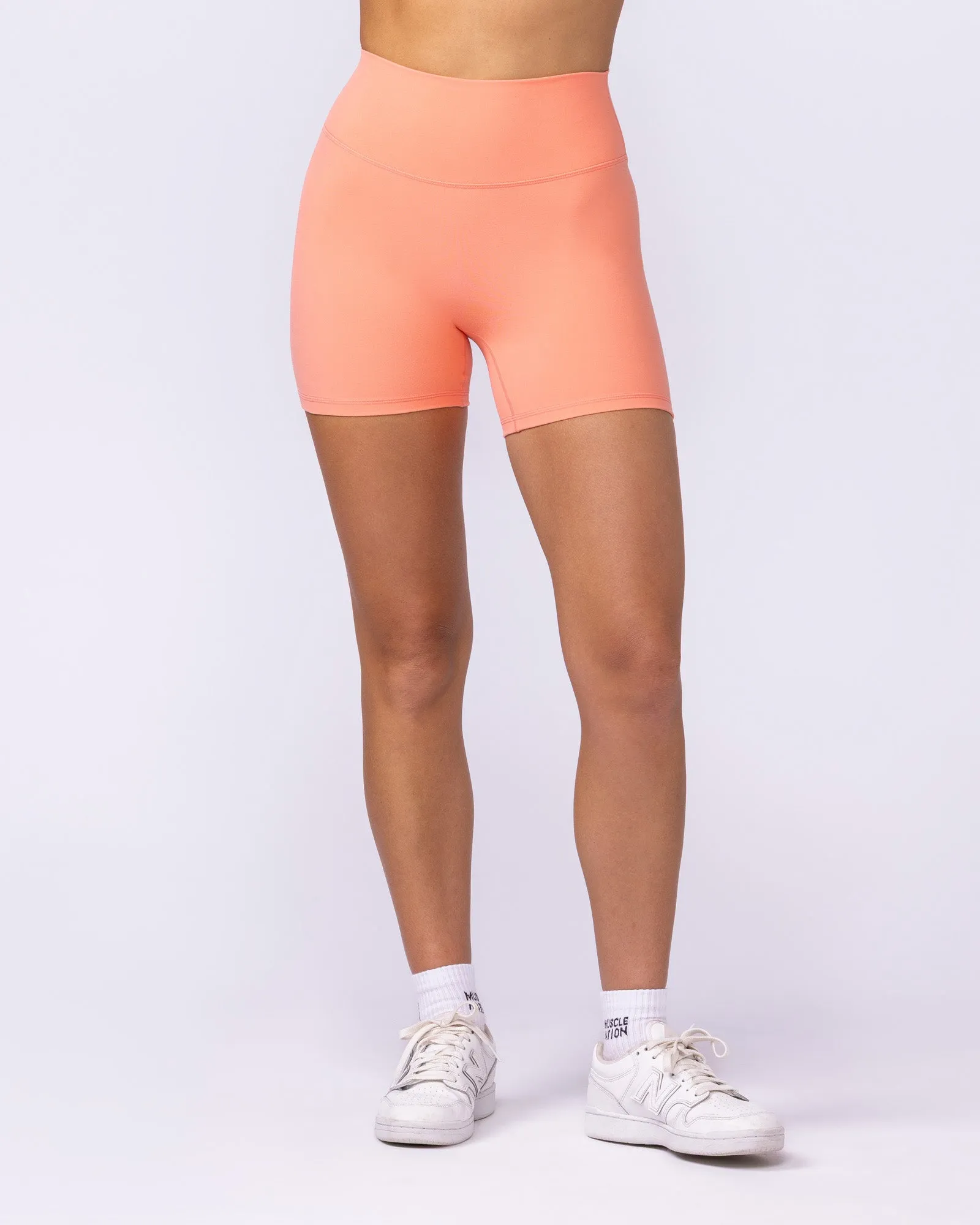 Everyday High Rise Midway Shorts - Peachy sold by Muscle Nation product image thumbnail 3