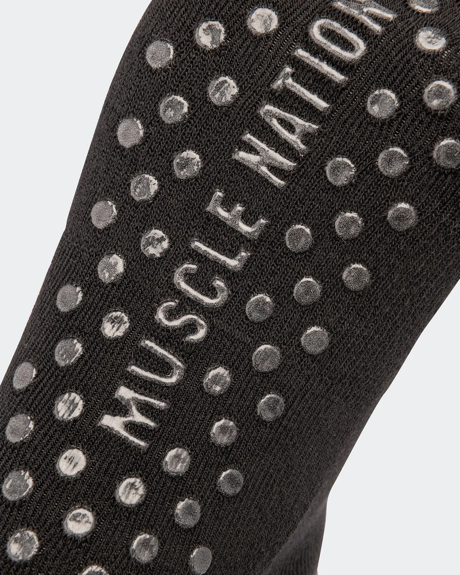 Quarter Crew Grip Socks - Black sold by Muscle Nation product image thumbnail 2