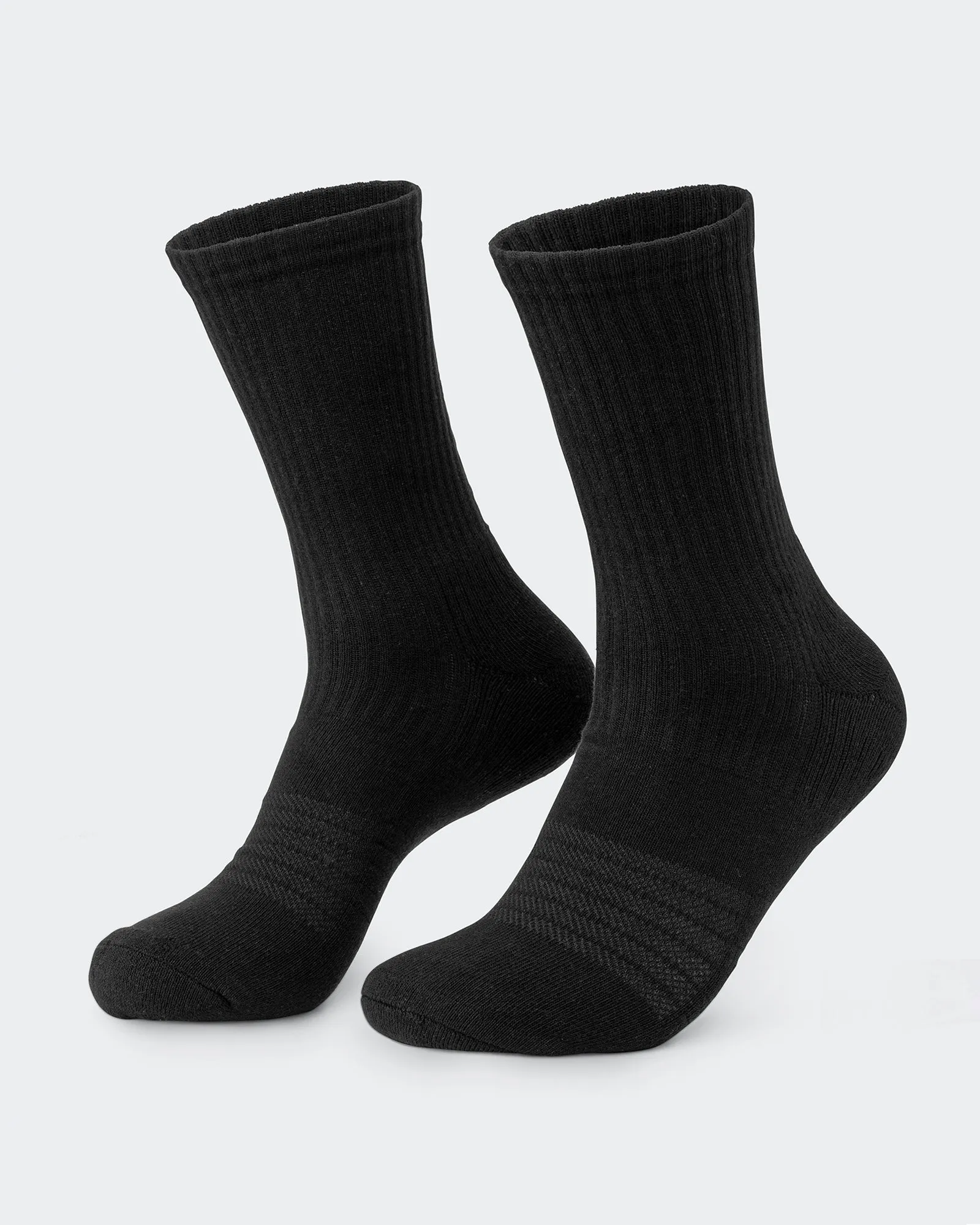 Mens Trainer Crew Sock 2 pack - Black White sold by Muscle Nation product image thumbnail 4