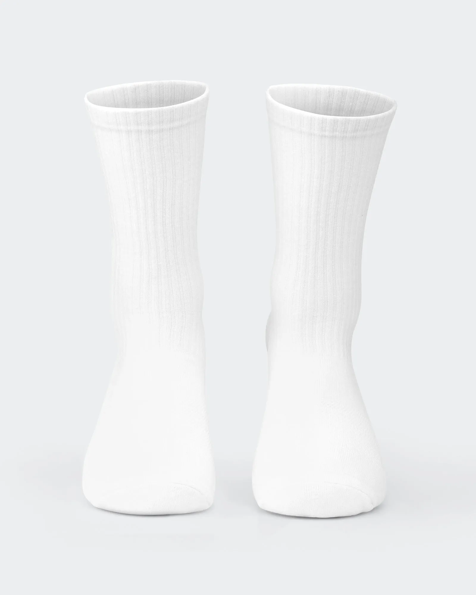 Mens Trainer Crew Sock 2 pack - White sold by Muscle Nation product image thumbnail 2