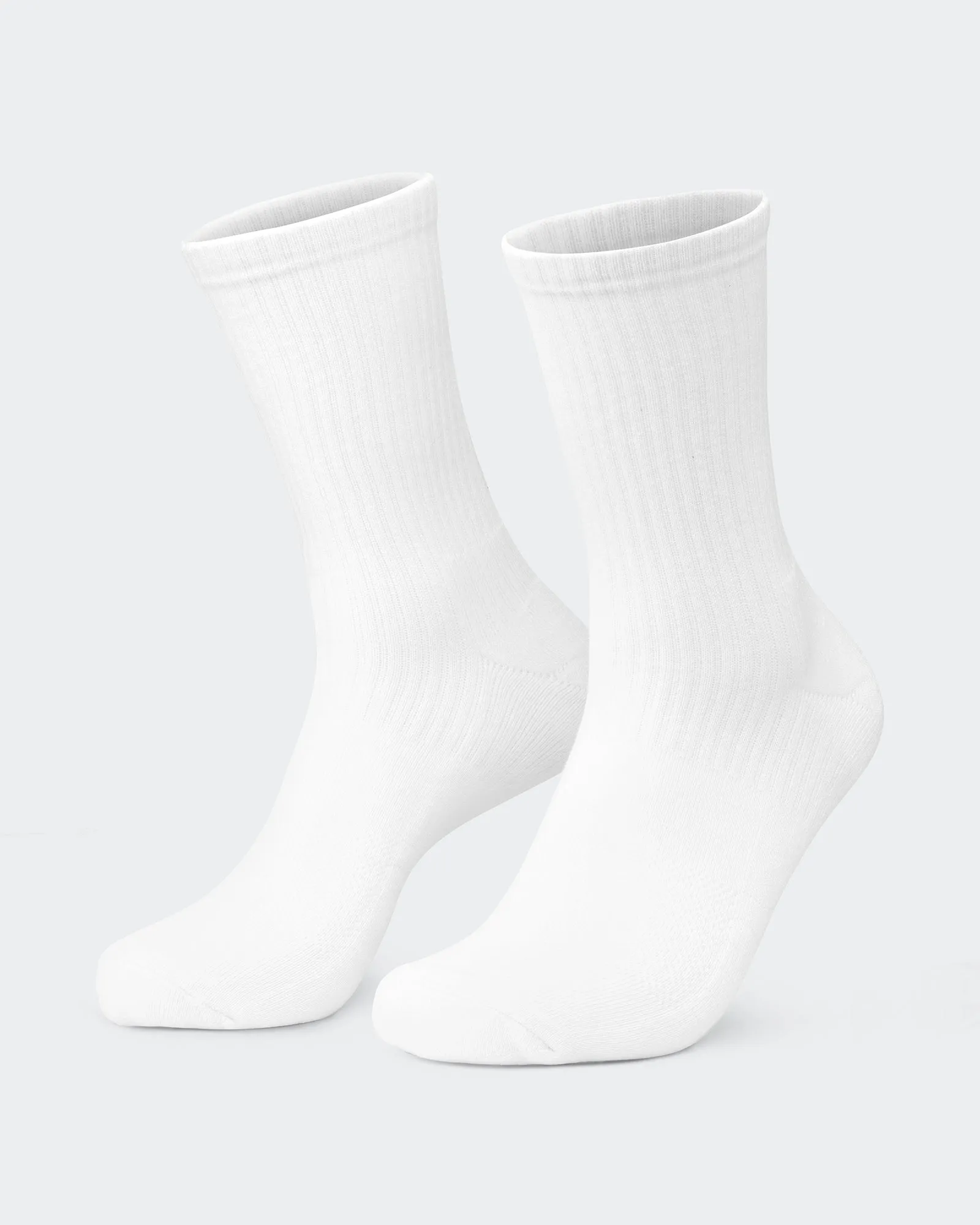 Mens Trainer Crew Sock 2 pack - White sold by Muscle Nation product image thumbnail 3