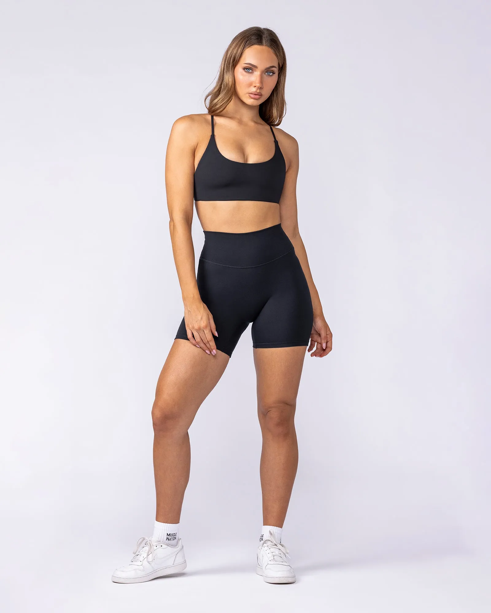 Everyday High Rise Bike Shorts - Black sold by Muscle Nation product image thumbnail 5