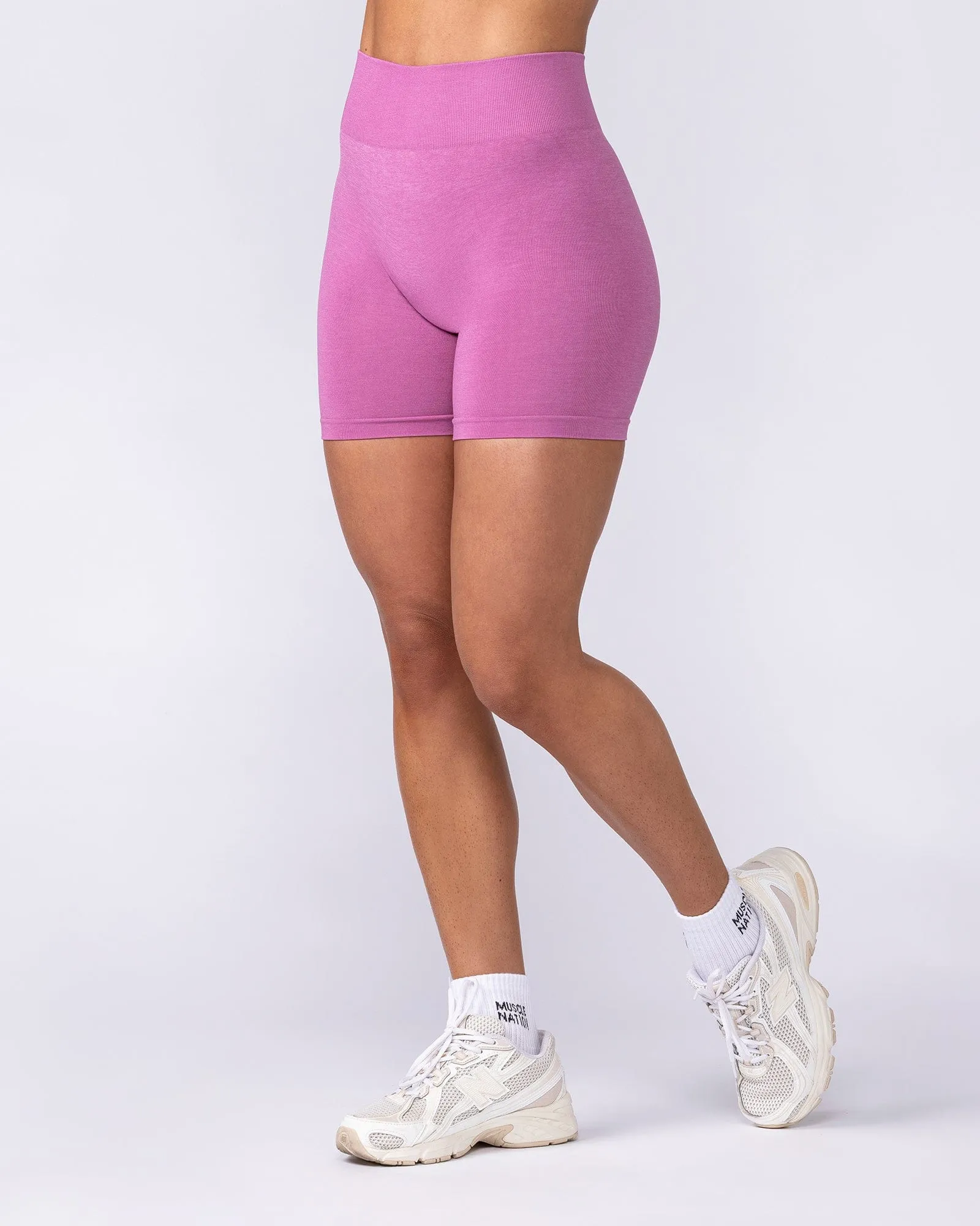 Bare Seamless Bike Shorts - Cactus Flower Marl sold by Muscle Nation product image thumbnail 2