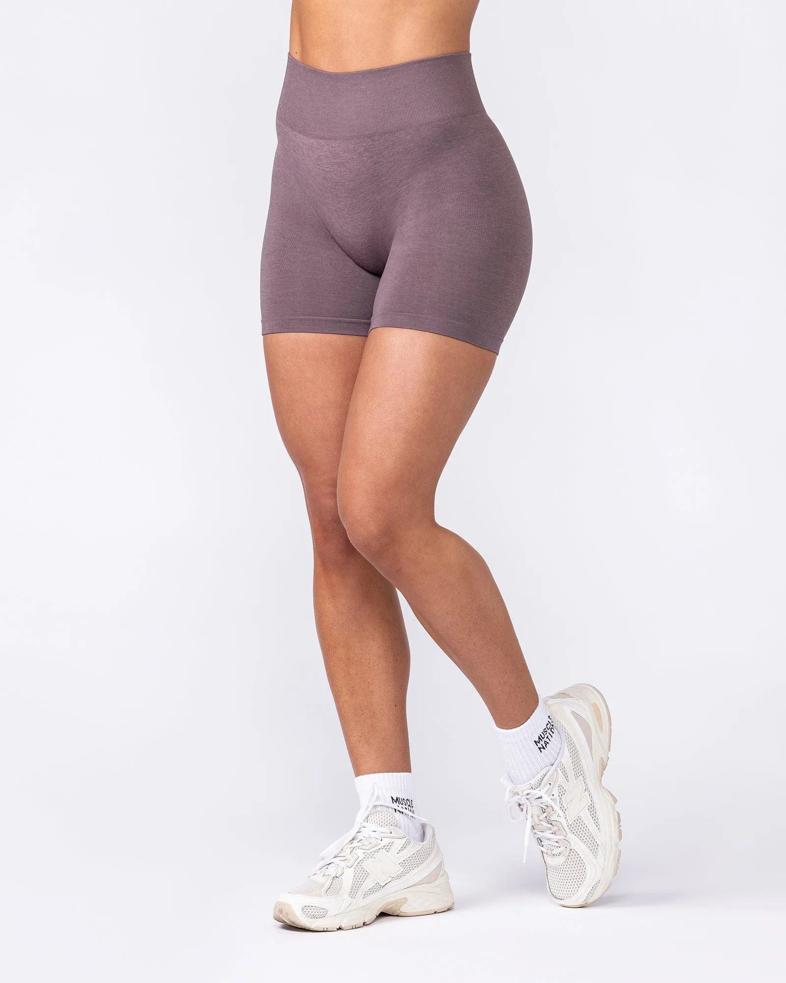 Bare Seamless Bike Shorts - Umber Marl sold by Muscle Nation product image thumbnail 3