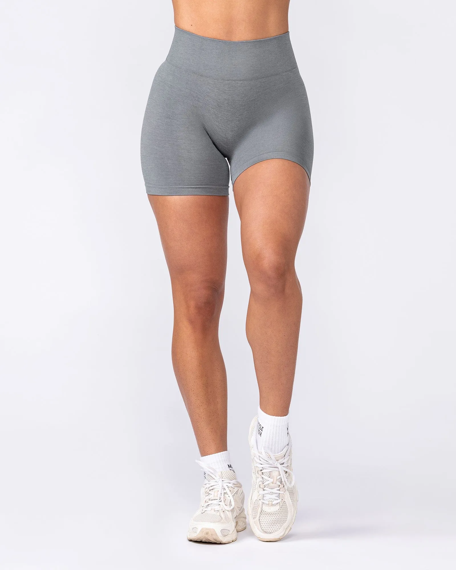 Bare Seamless Bike Shorts - Alloy Marl sold by Muscle Nation product image thumbnail 4