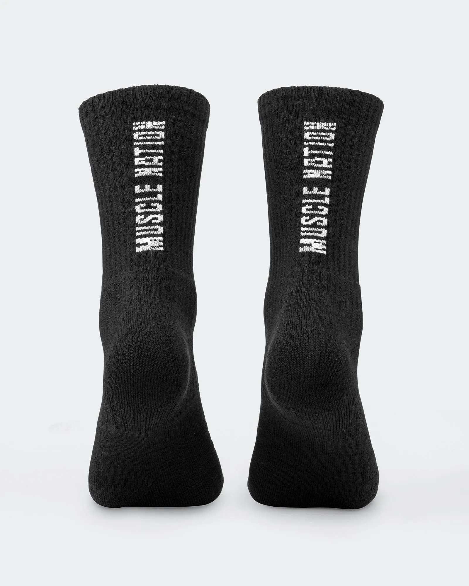 Mens Trainer Crew Socks 2 pack - Black / White sold by Muscle Nation product image thumbnail 3