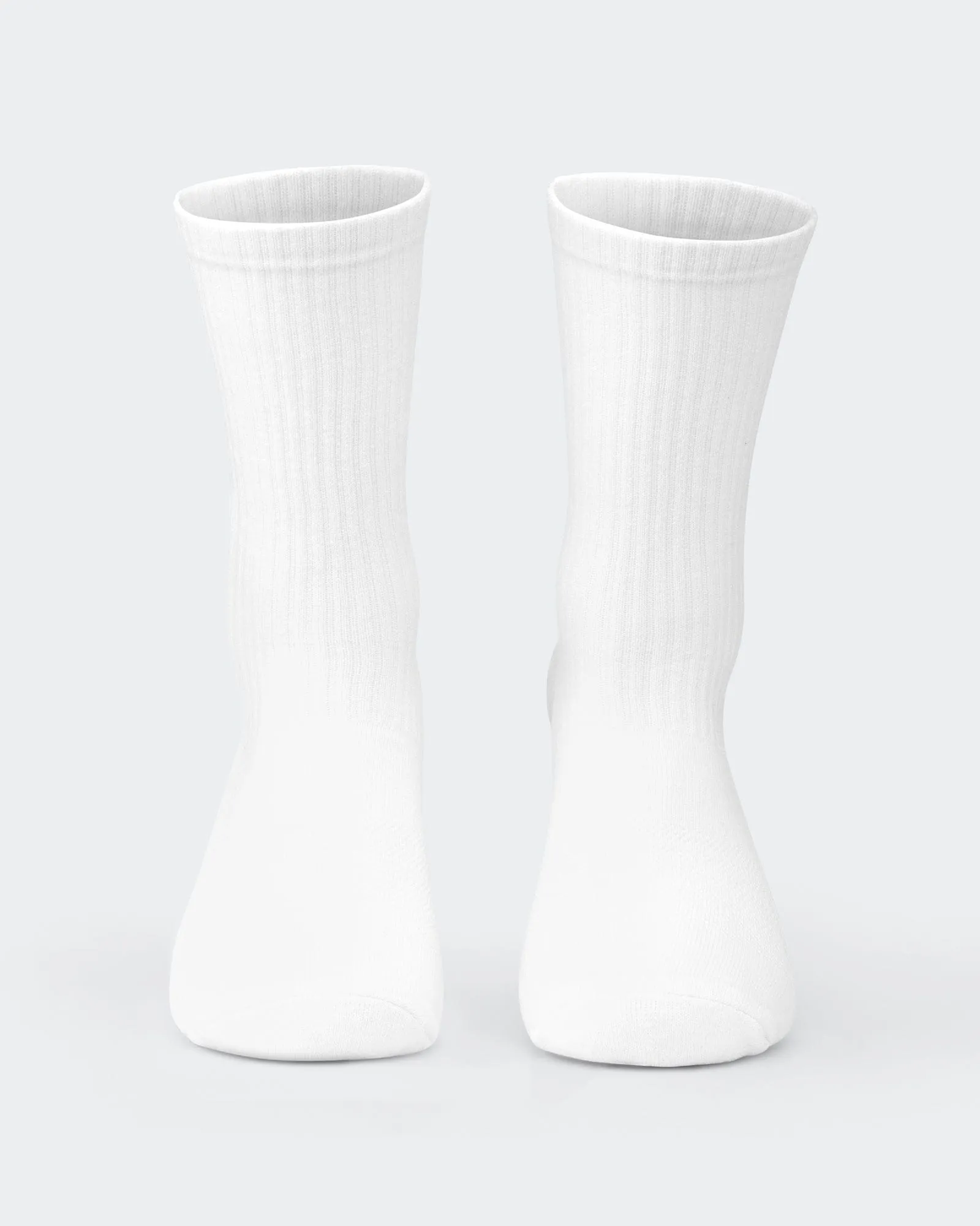 Mens Trainer Crew Socks 2 pack - White sold by Muscle Nation product image thumbnail 2