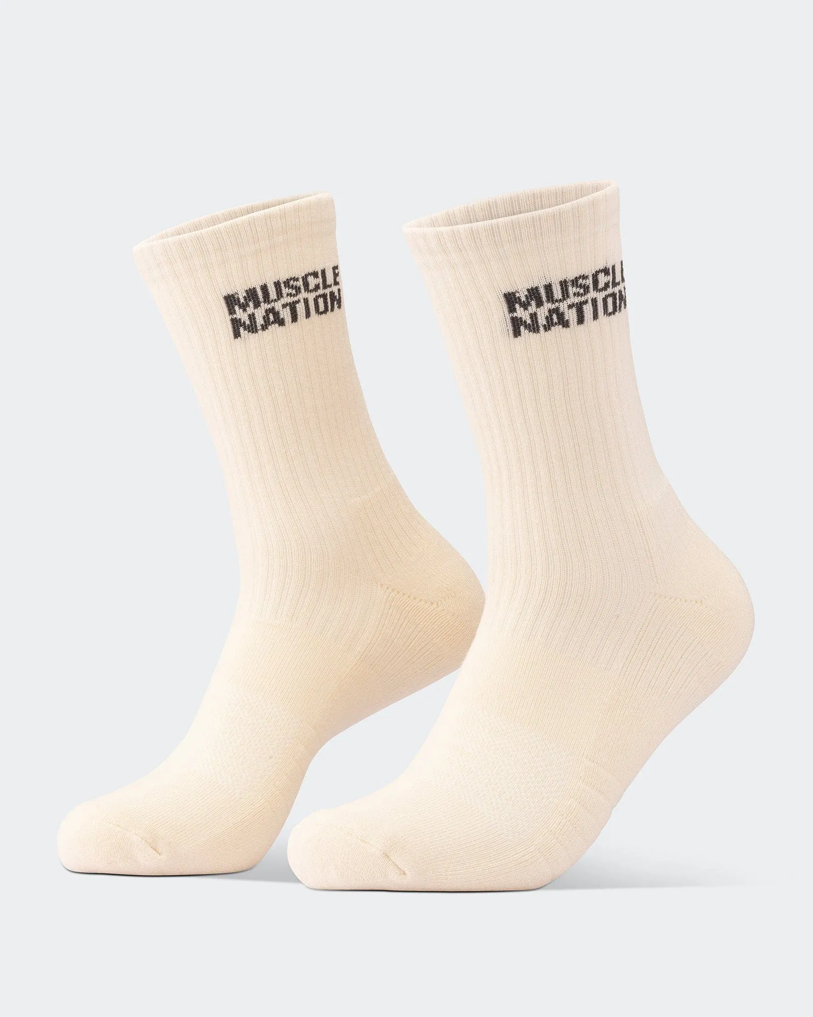 Mens Essential Crew Socks 2 Pack - Charcoal / Dew sold by Muscle Nation product image thumbnail 5