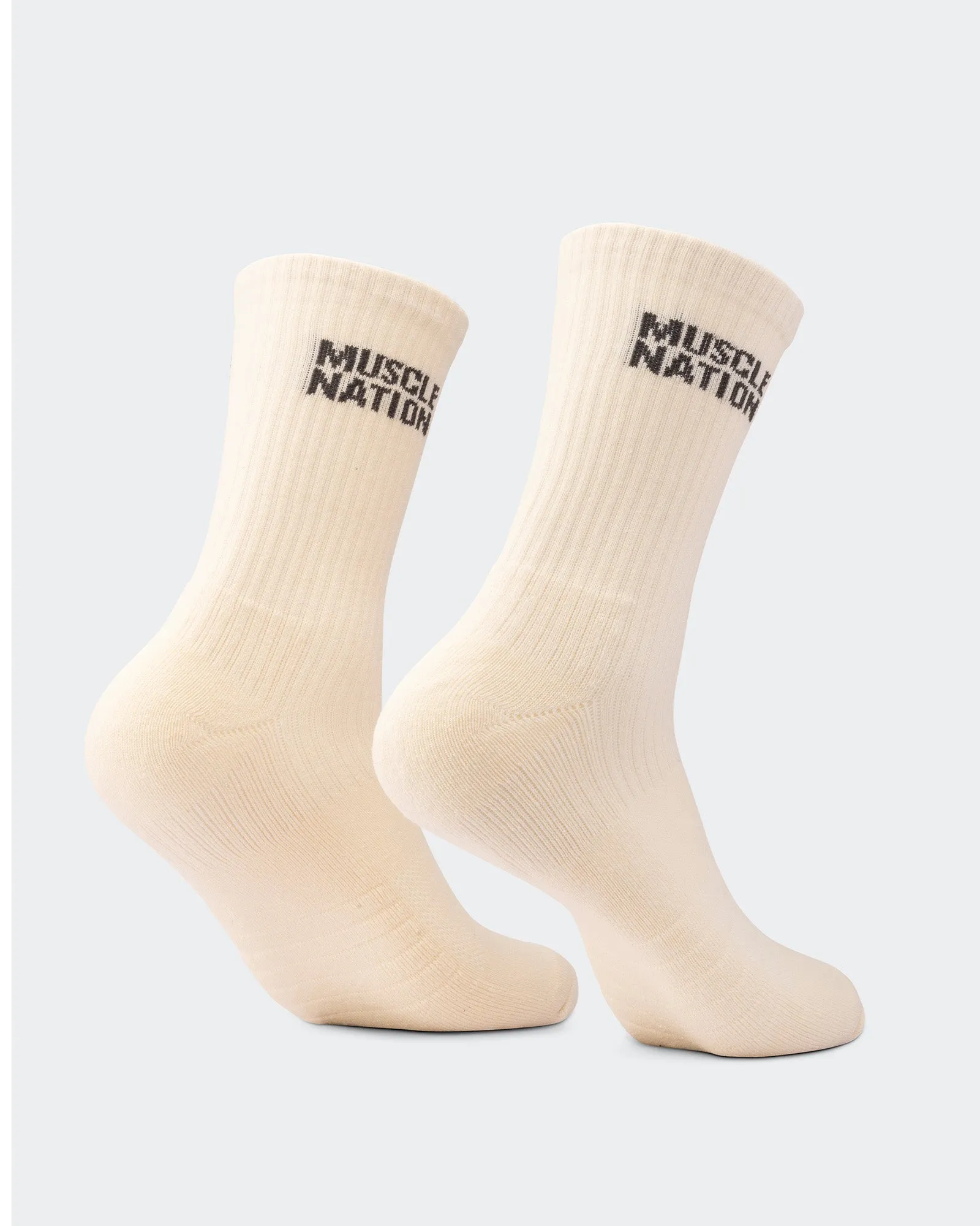 Mens Essential Crew Socks 2 Pack - Charcoal / Dew sold by Muscle Nation product image thumbnail 3