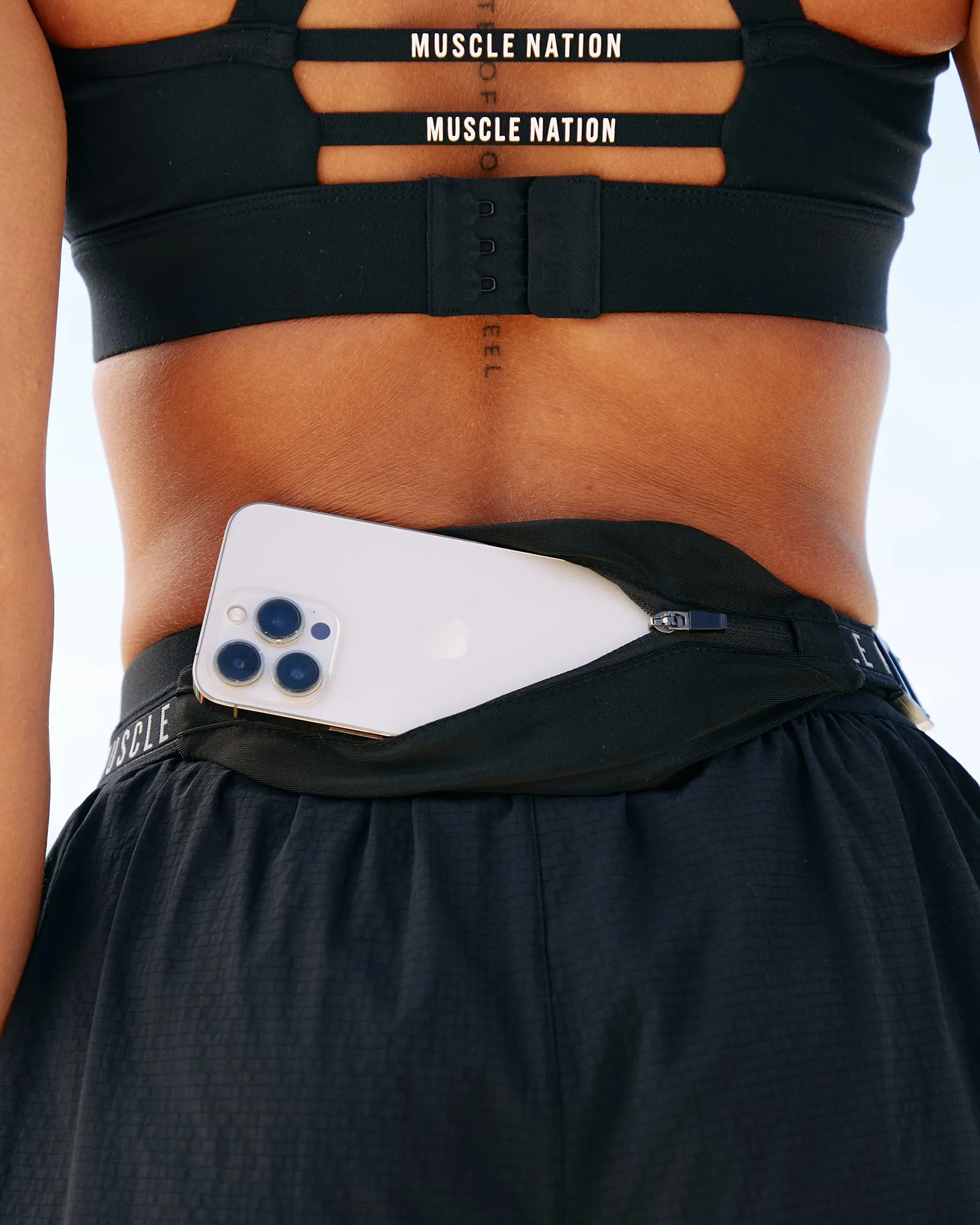 Elite Run Belt - Black sold by Muscle Nation product image thumbnail 2
