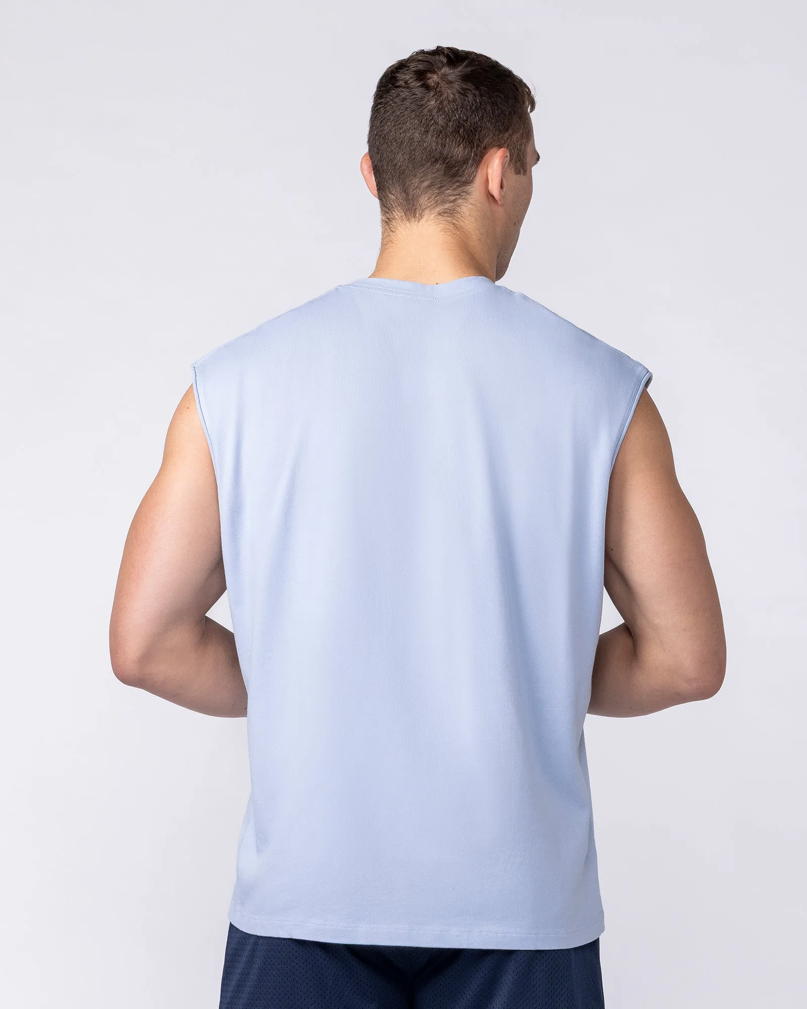 Fieldhouse Boxy Muscle Tank - Aero Blue sold by Muscle Nation product image thumbnail 4