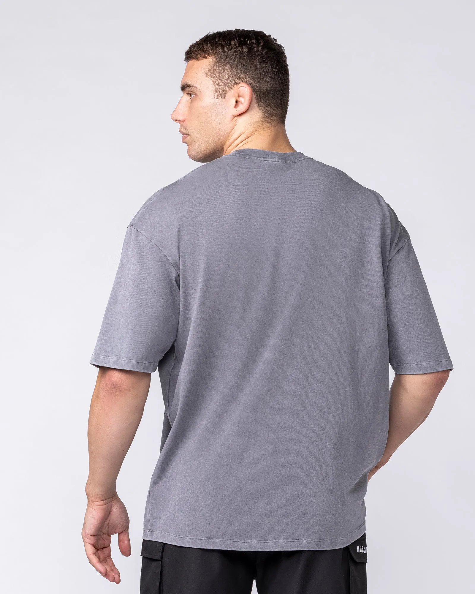 Iron Skull Oversized Tee - Washed Tornado sold by Muscle Nation product image thumbnail 4