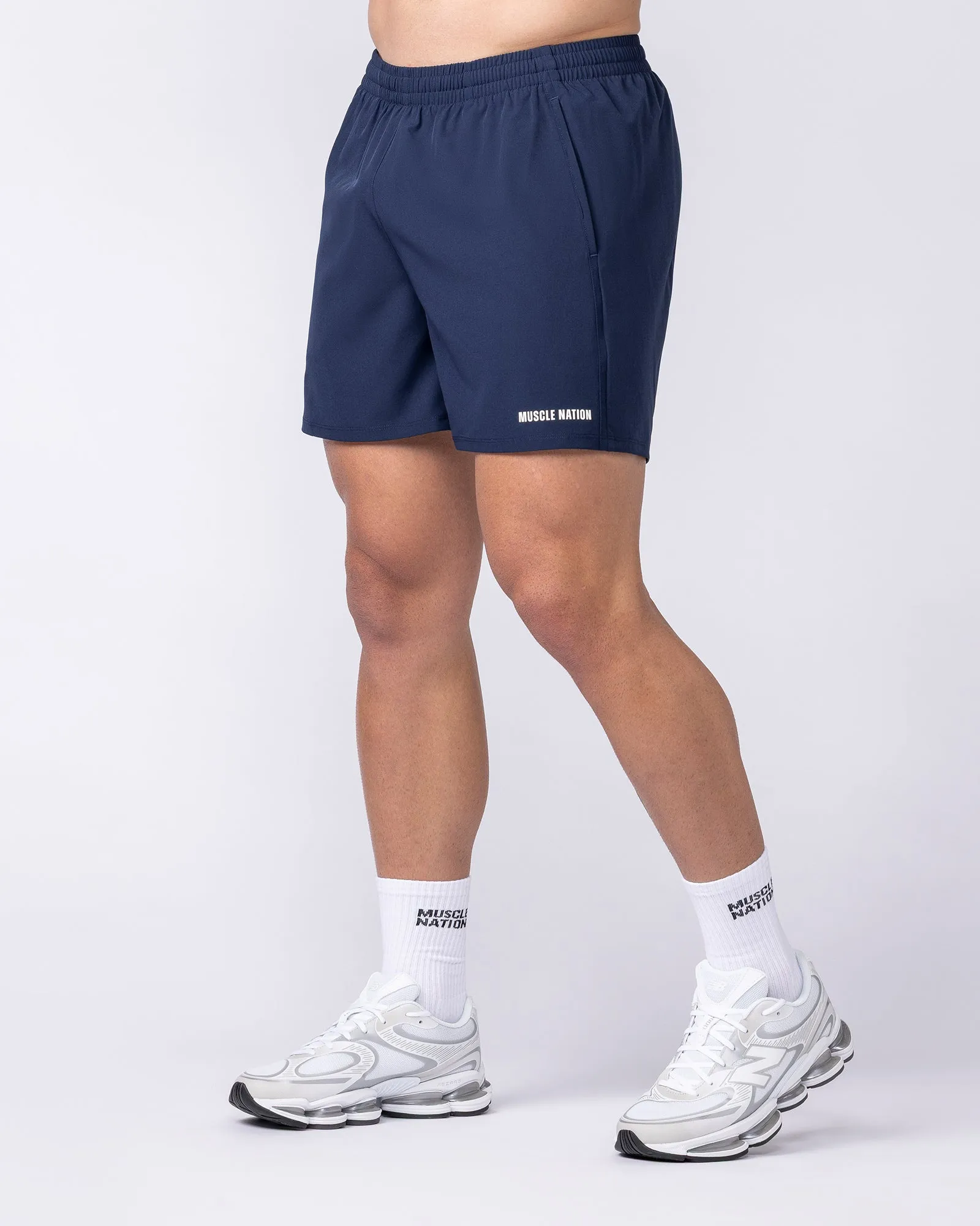 Essential Active 5" Shorts - Navy sold by Muscle Nation product image thumbnail 4