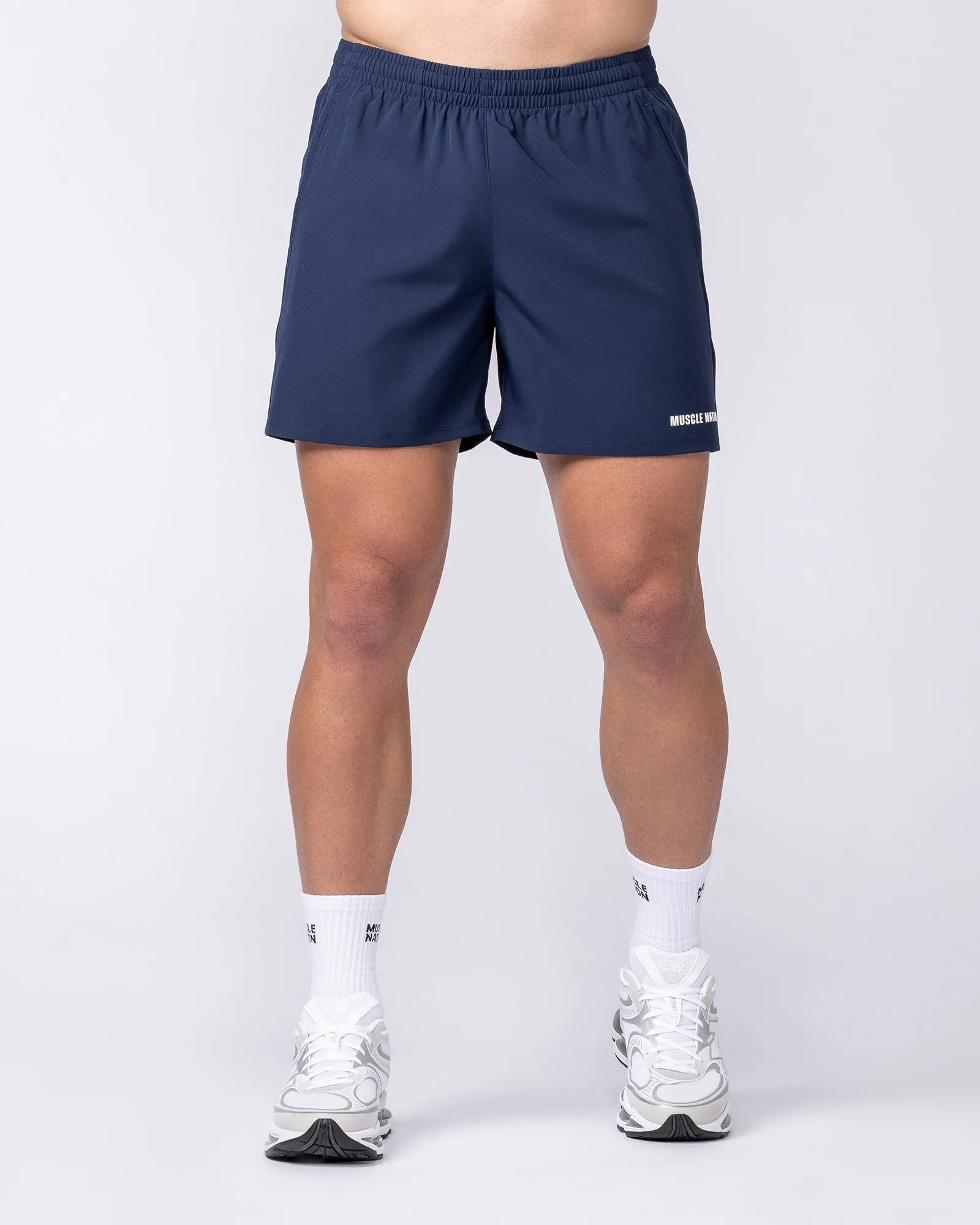 Essential Active 5" Shorts - Navy sold by Muscle Nation product image thumbnail 3