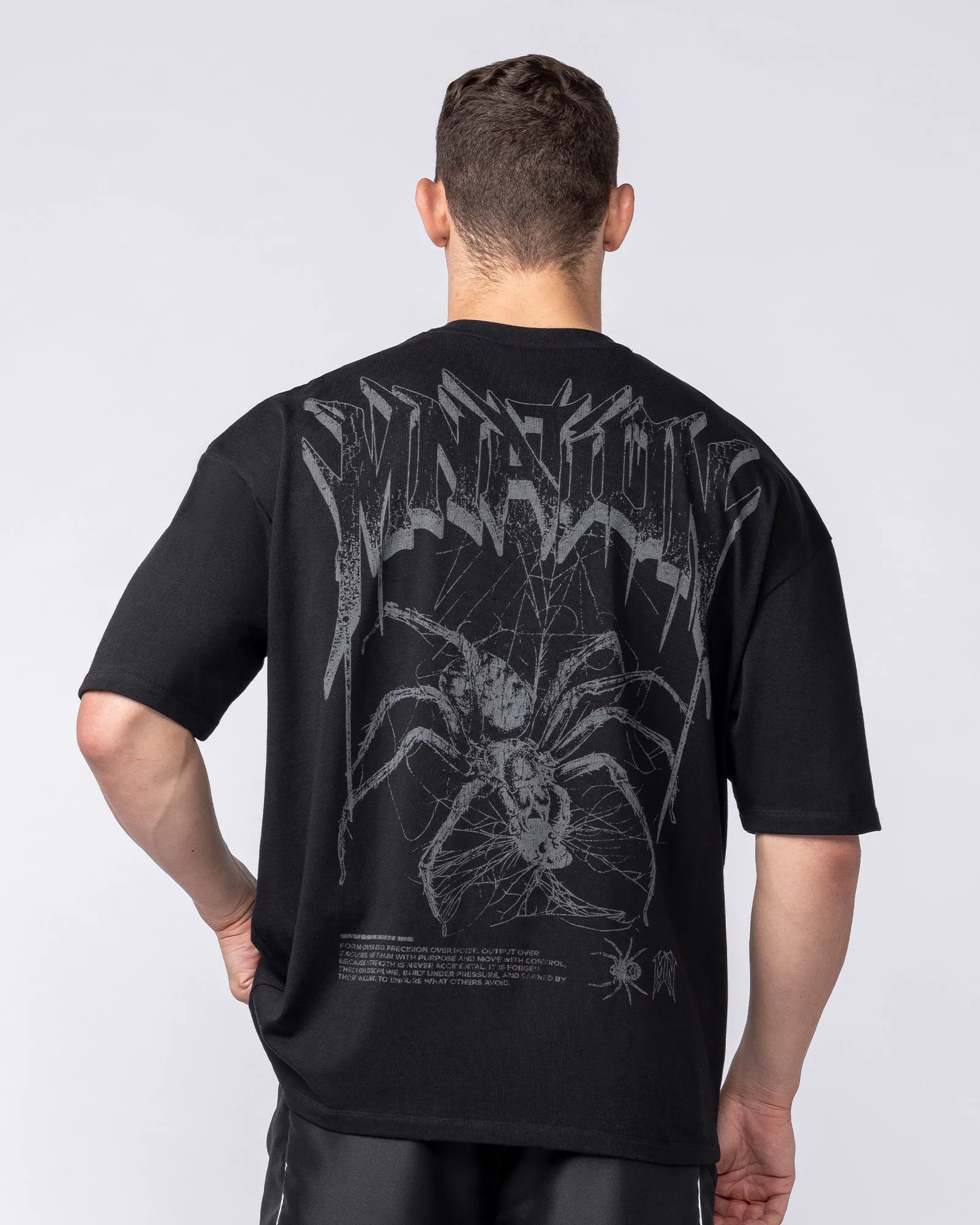 Nightfall Oversized Tee - Black sold by Muscle Nation product image thumbnail 4
