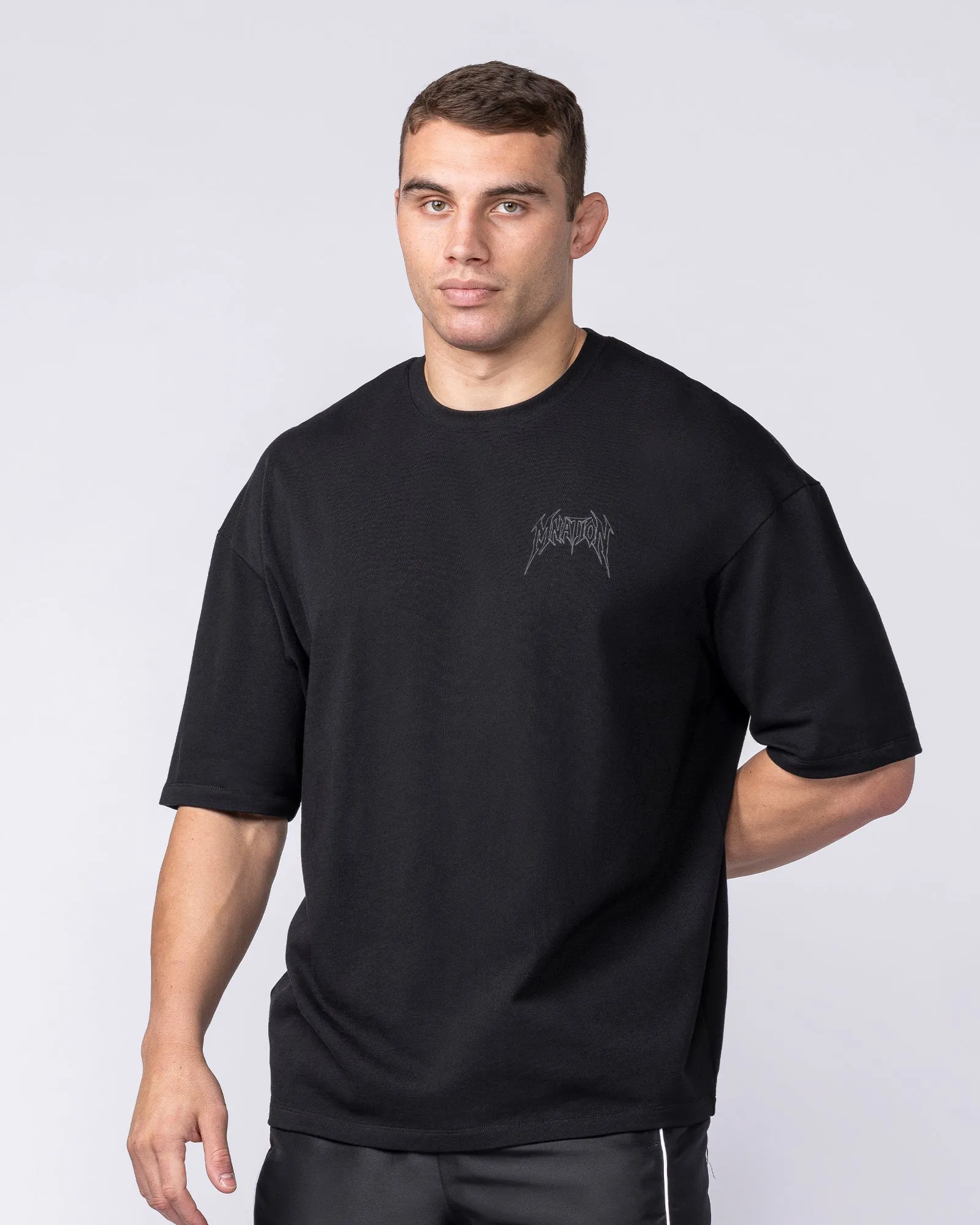 Nightfall Oversized Tee - Black sold by Muscle Nation product image thumbnail 2