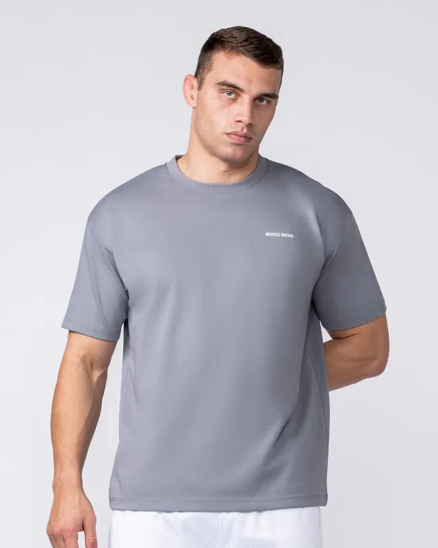 Daily Regular Fit Tee - Cement made by Muscle Nation