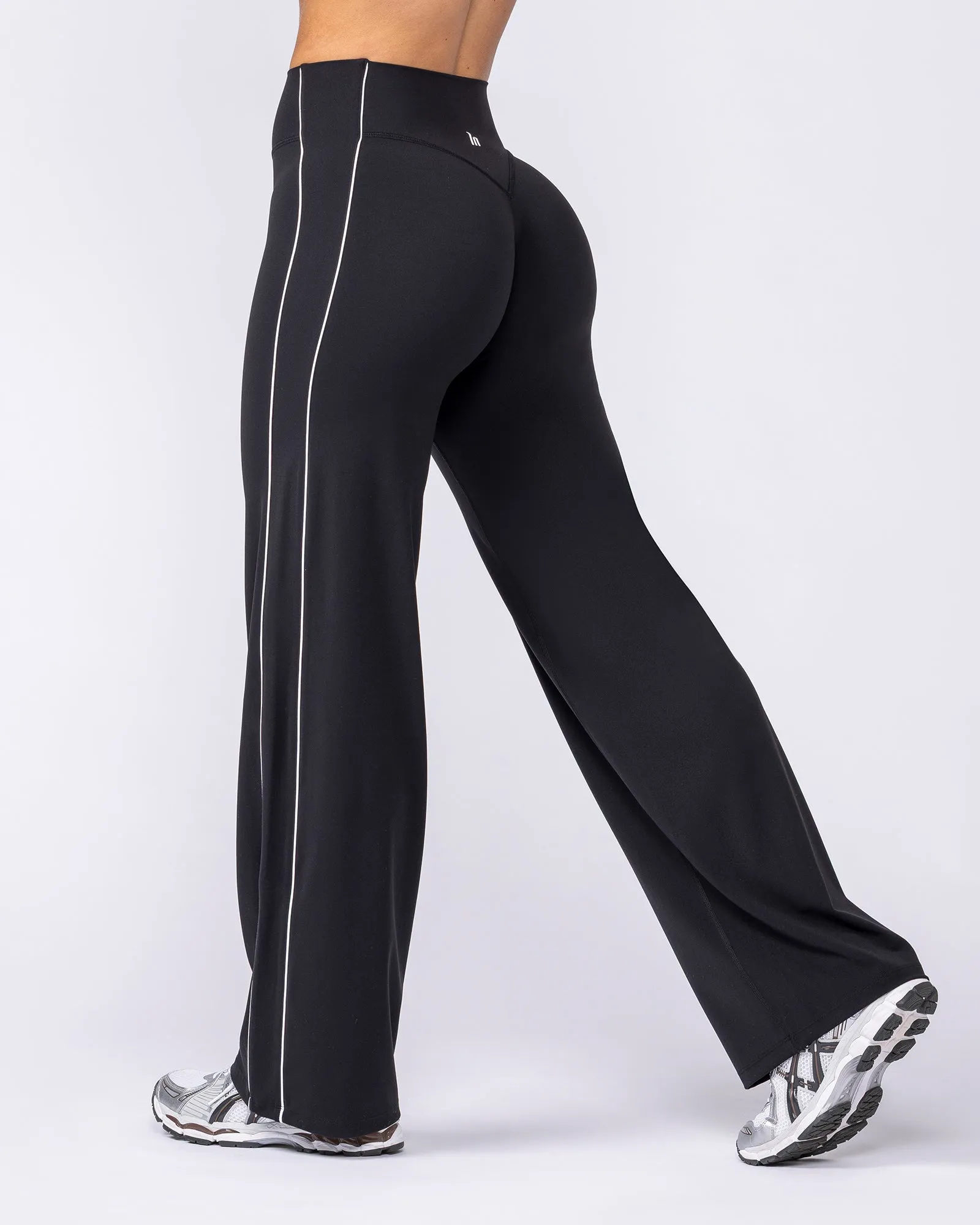Haze Straight Leg Leggings Regular - Black sold by Muscle Nation product image thumbnail 5